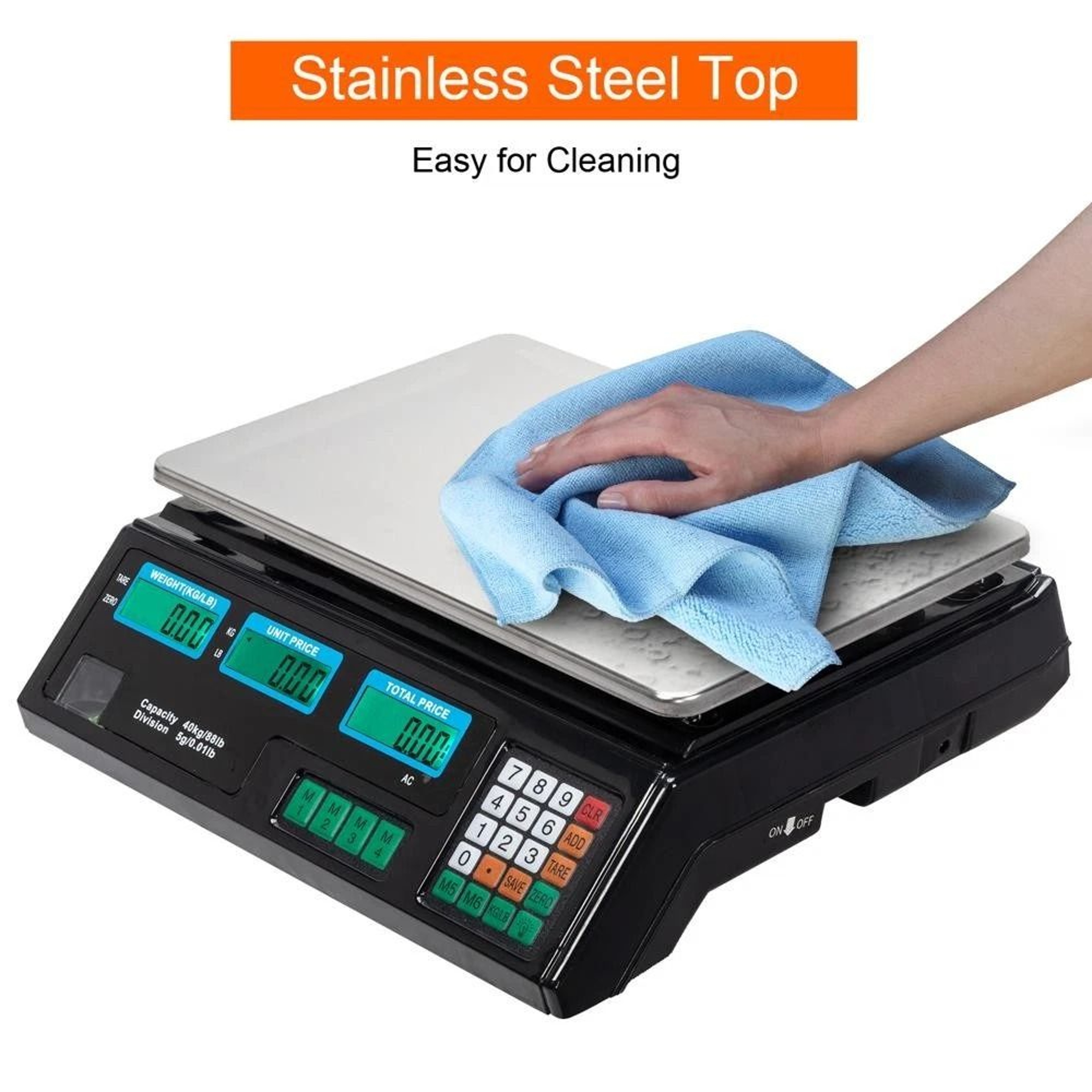 Price Computing Food New Digital Weight Scale For Meat Produce Deli Market 9