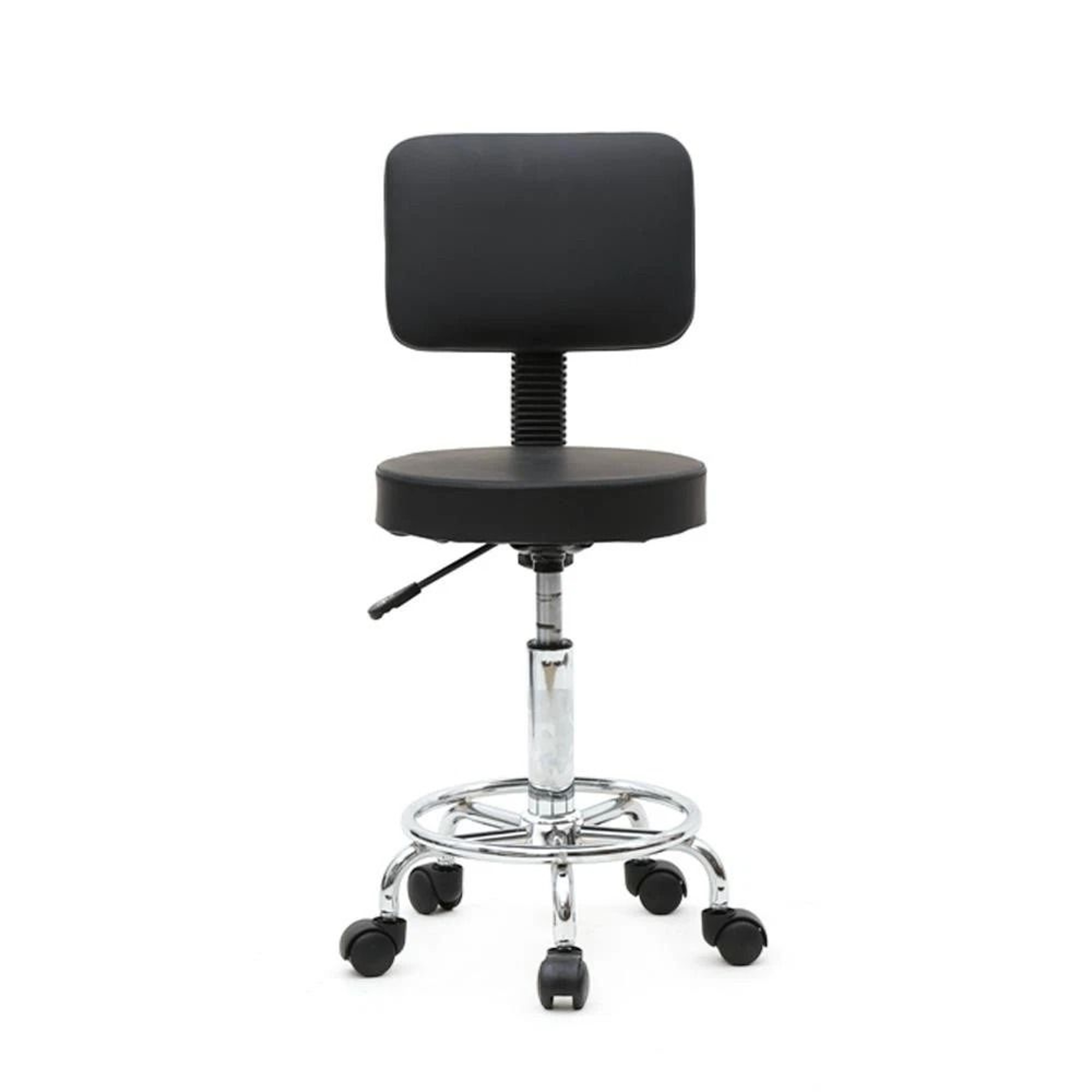 Adjustable Salon Stool Chair HeavyDuty Hydraulic Rolling For Beauty Massage  Spa Smooth Rolling 5