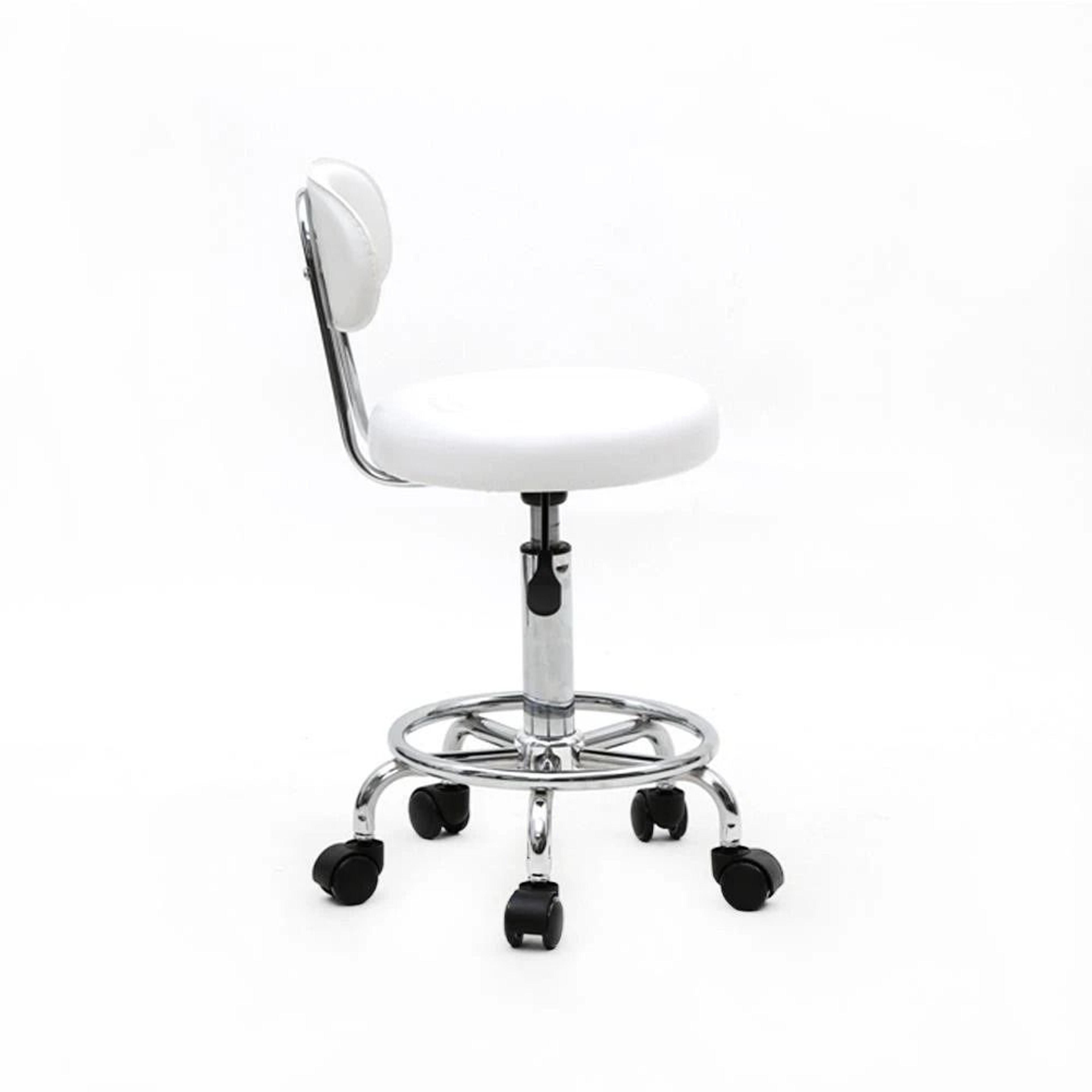 Swivel Salon Stool Chair With Adjustable Hydraulic Height Massage Spa Beauty Seat 2