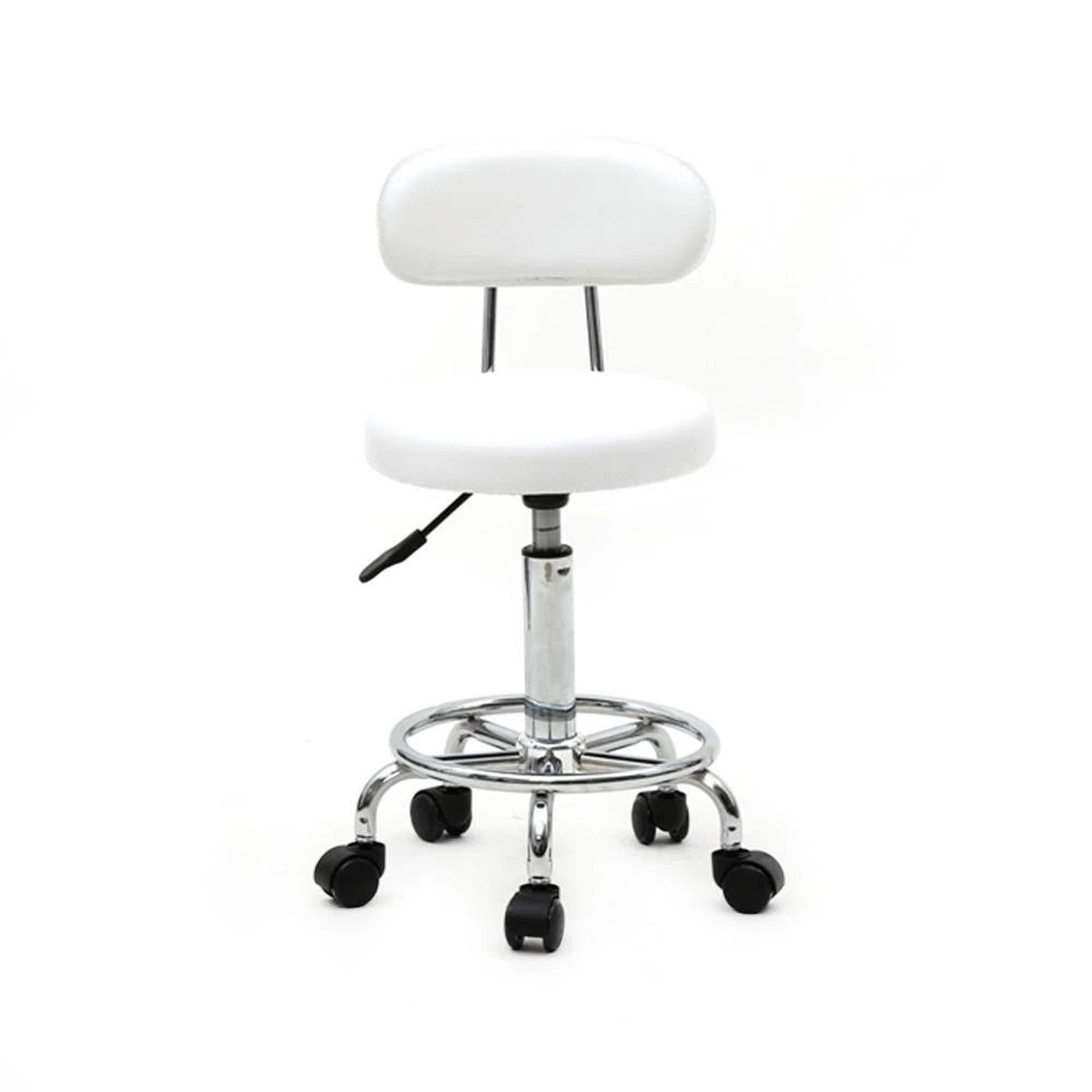 Swivel Salon Stool Chair With Adjustable Hydraulic Height Massage Spa Beauty Seat 0