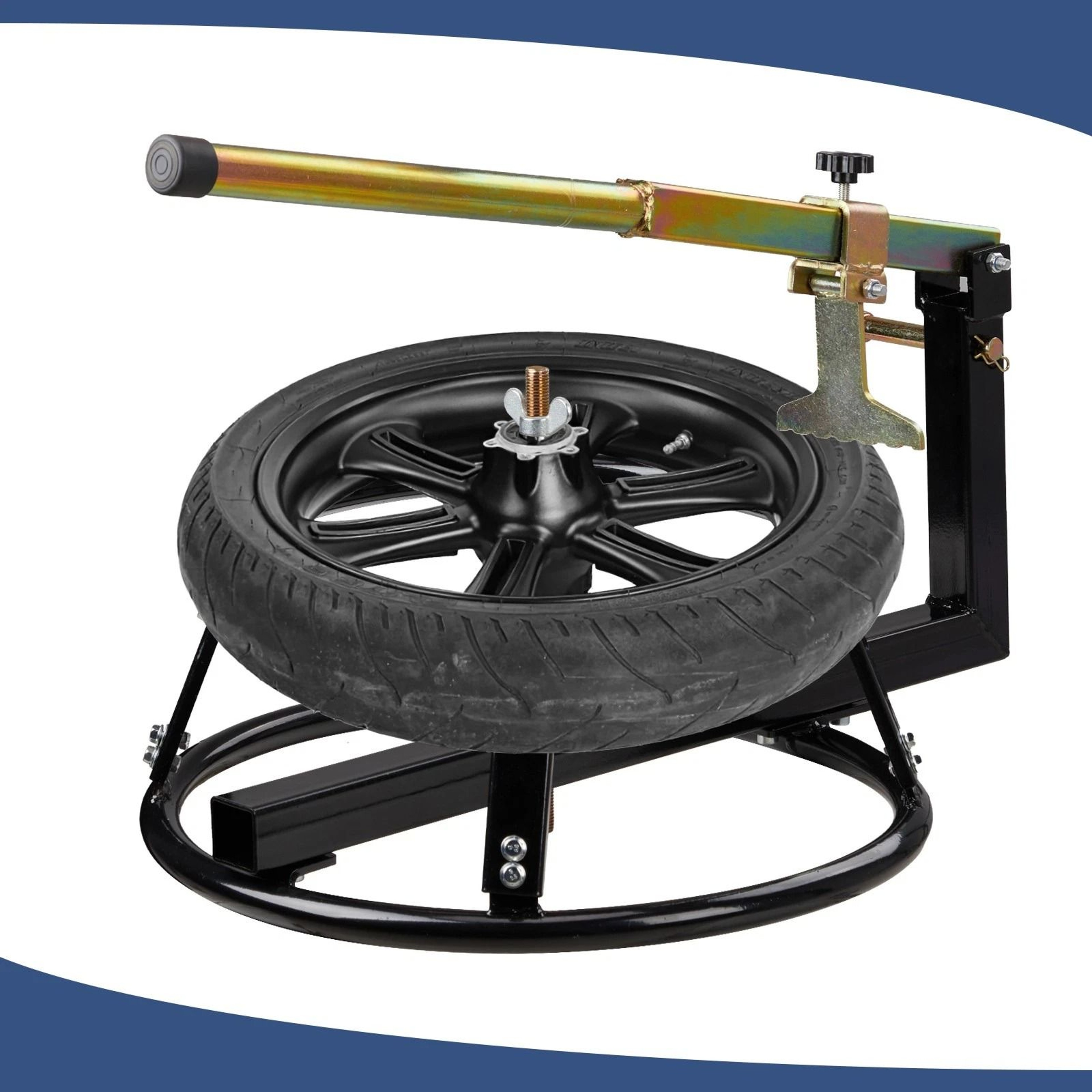 Motorcycle Tire Changing Stand With Bead Breaker Portable HeavyDuty Efficient 8