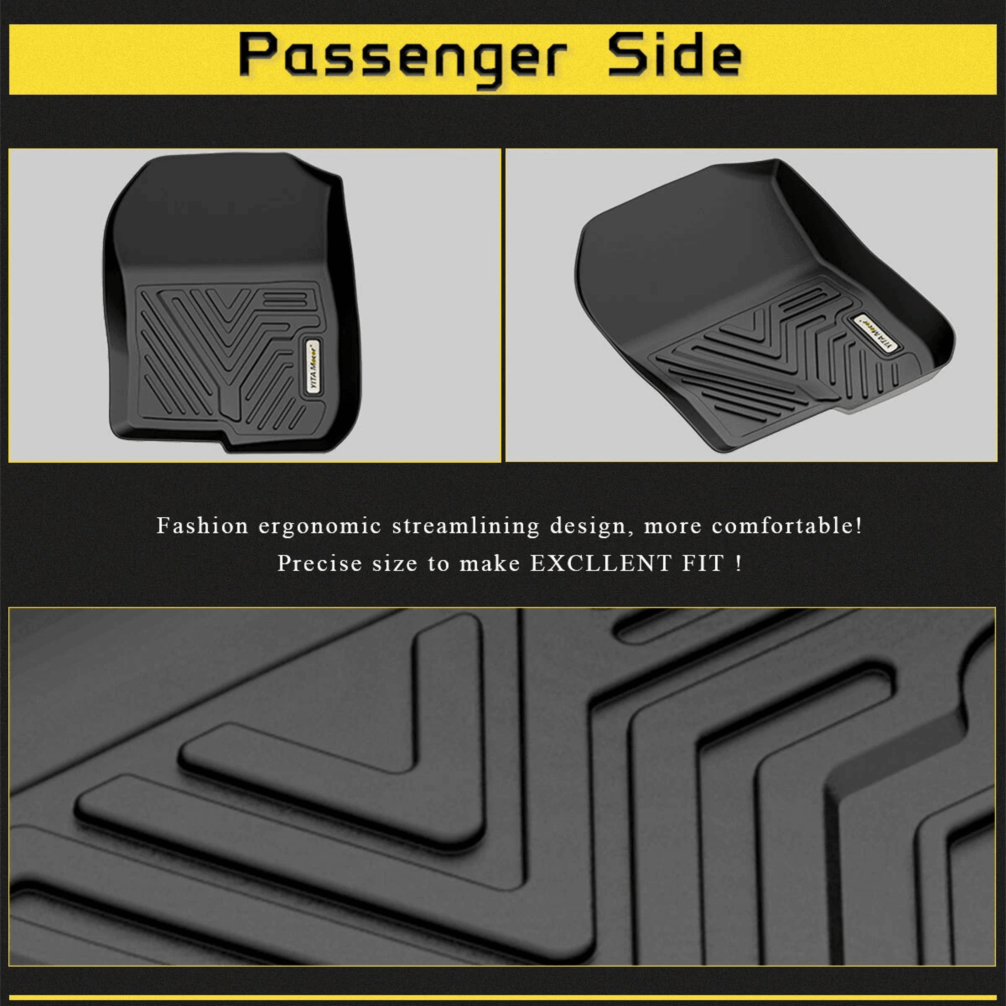Honda CRV Floor Mats All Weather AntiSlip TPE Liners Heavy Duty Protection For CRV 9