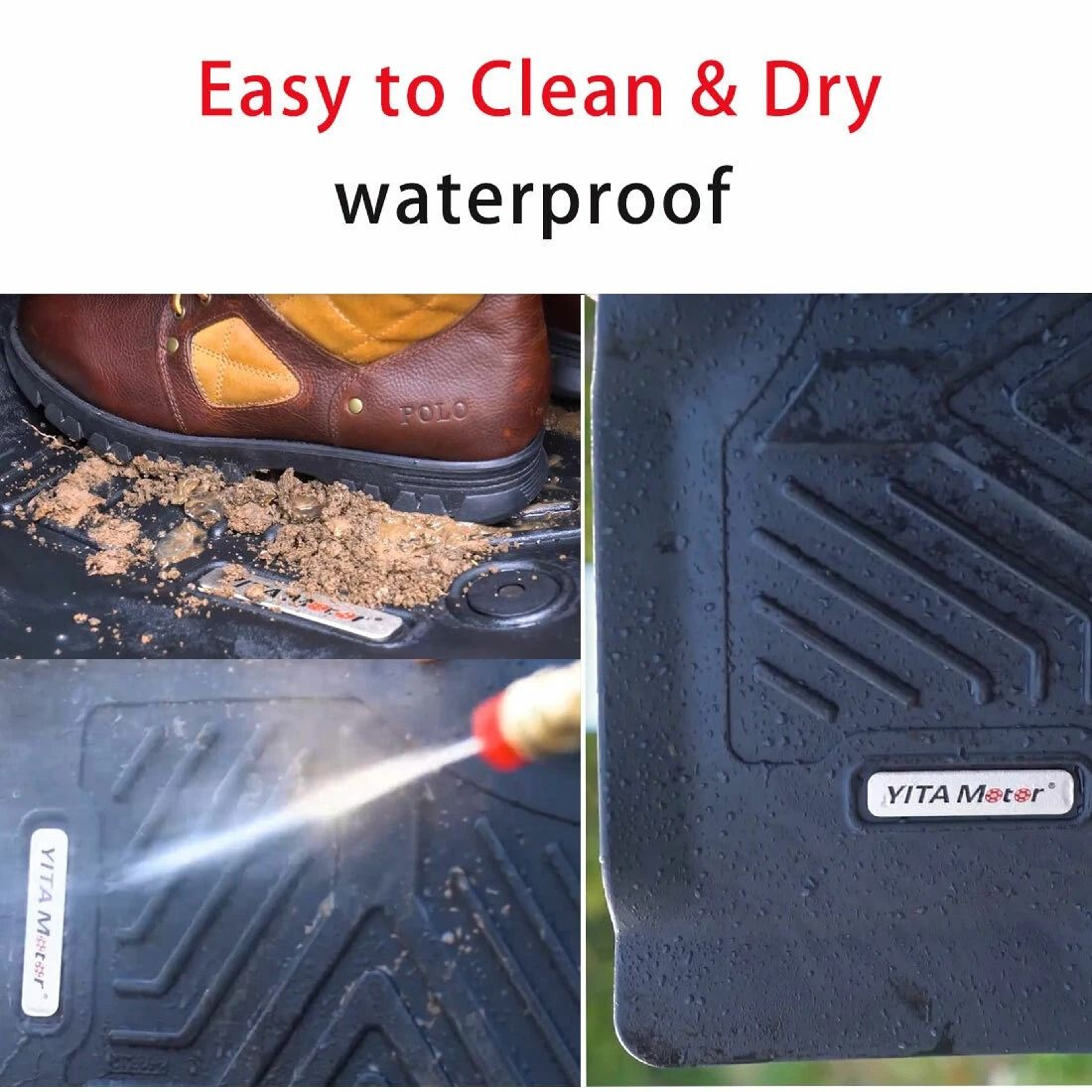 Kia Soul All Weather 3D Car Floor Mats TPE Rubber AntiSlip Liners 3