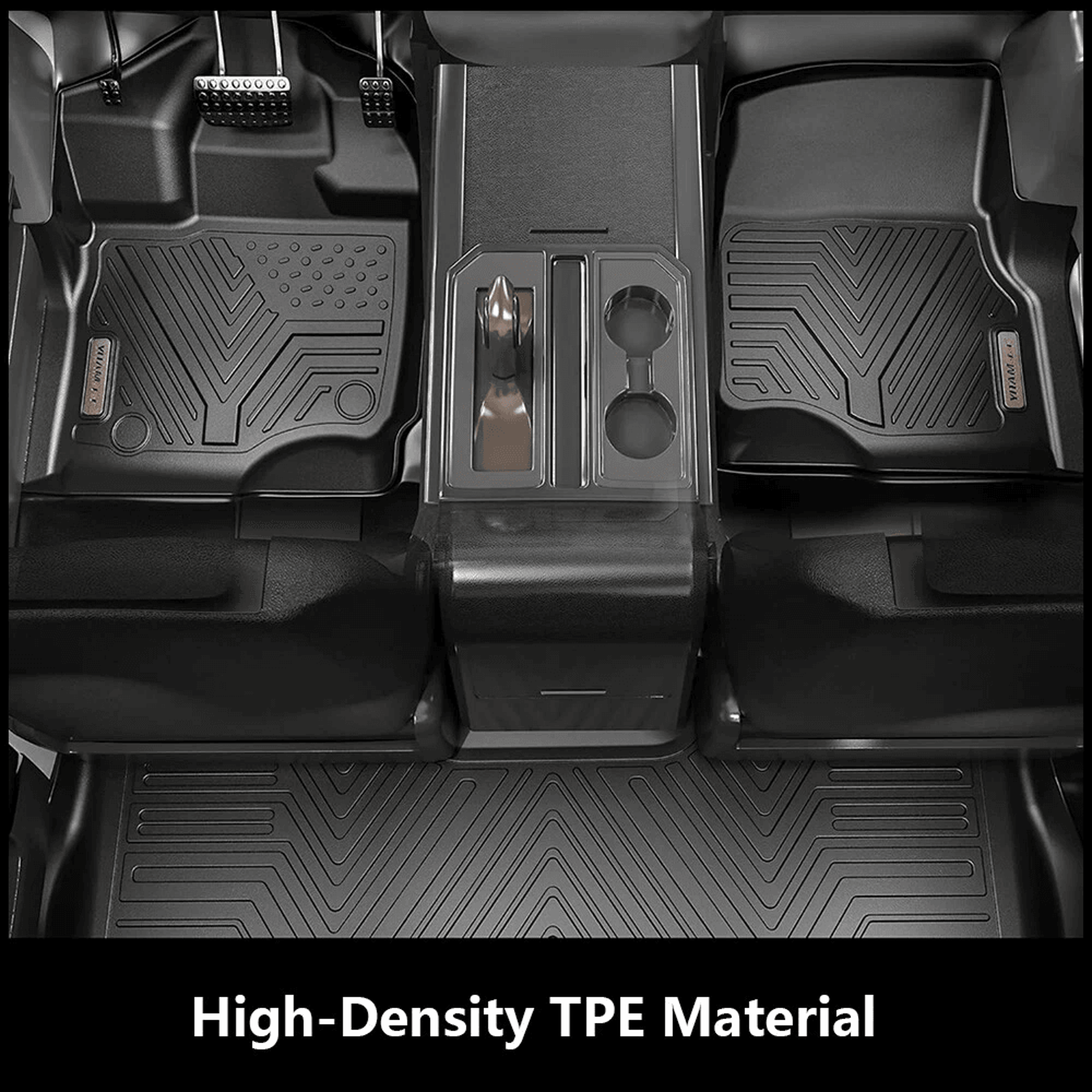 Kia Soul All Weather 3D Car Floor Mats TPE Rubber AntiSlip Liners 6
