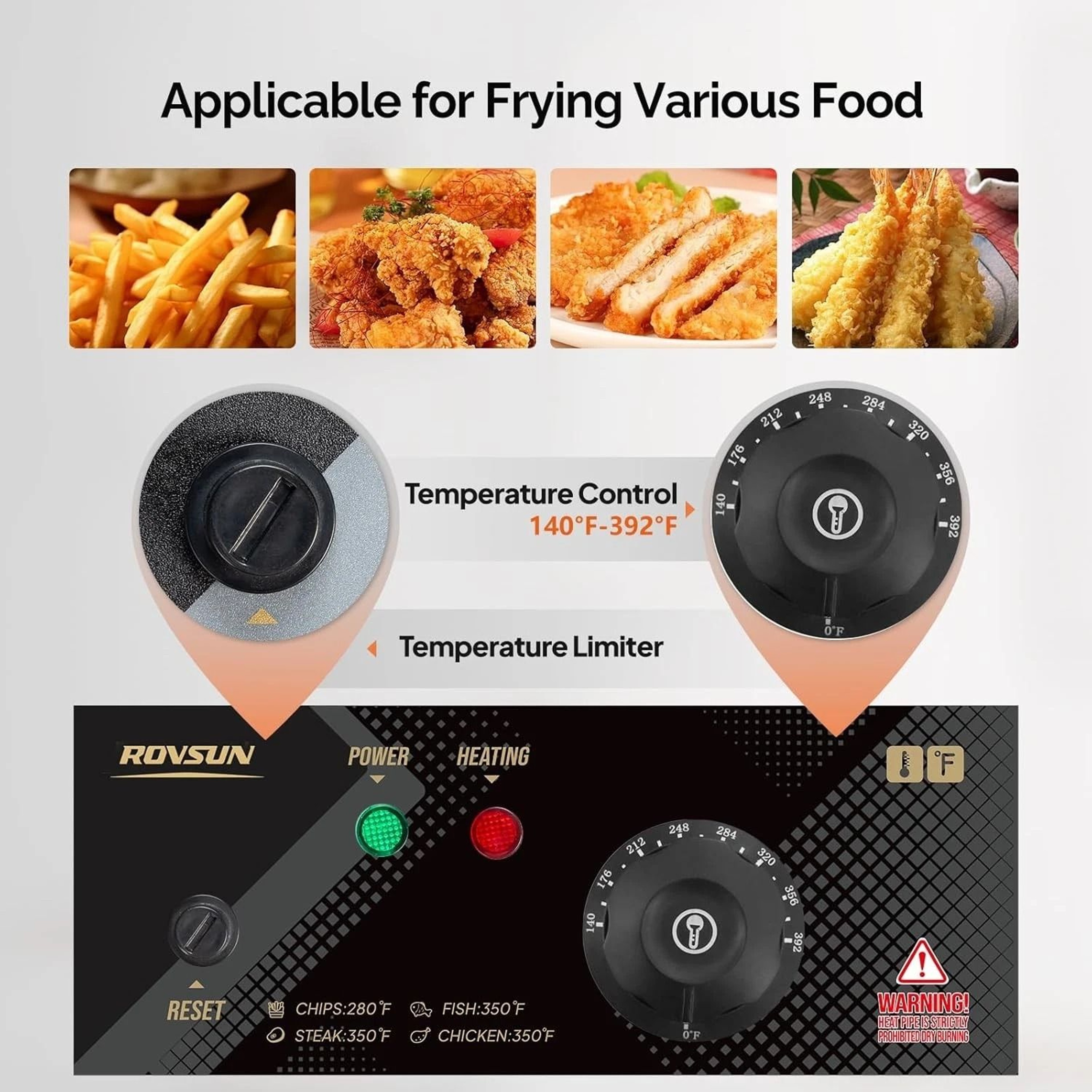 Stainless Steel Electric Commercial Deep Fryer With Basket  Lid Heavy Duty Cooking Equipment For Re 1