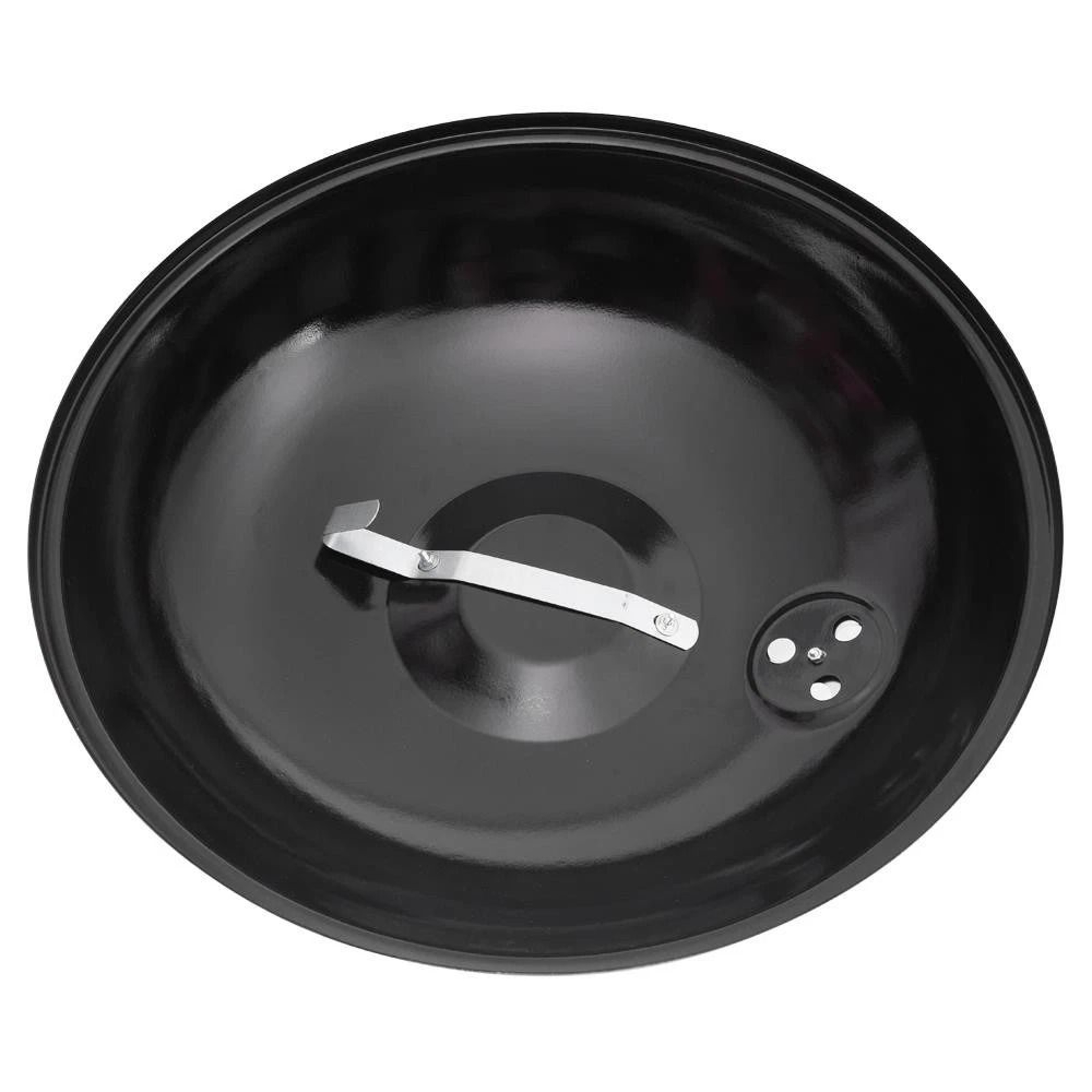 Galvanized Steel Charcoal Grill Apple Shaped Premium Grill High Quality Black Patio Cooker 4