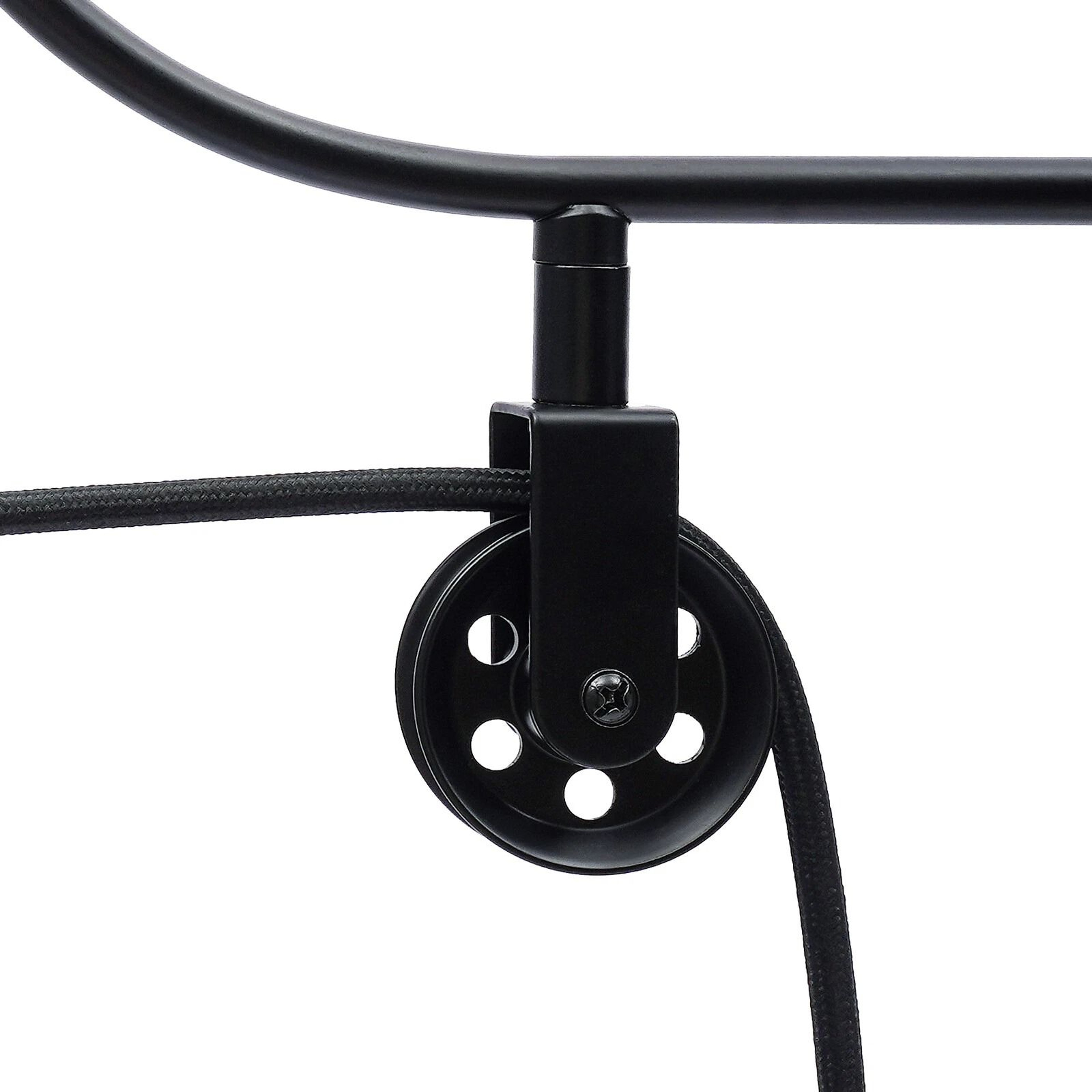 Pulley Metal Wall Fixture Vintage Industrial Gooseneck Wall Light Lamp 14