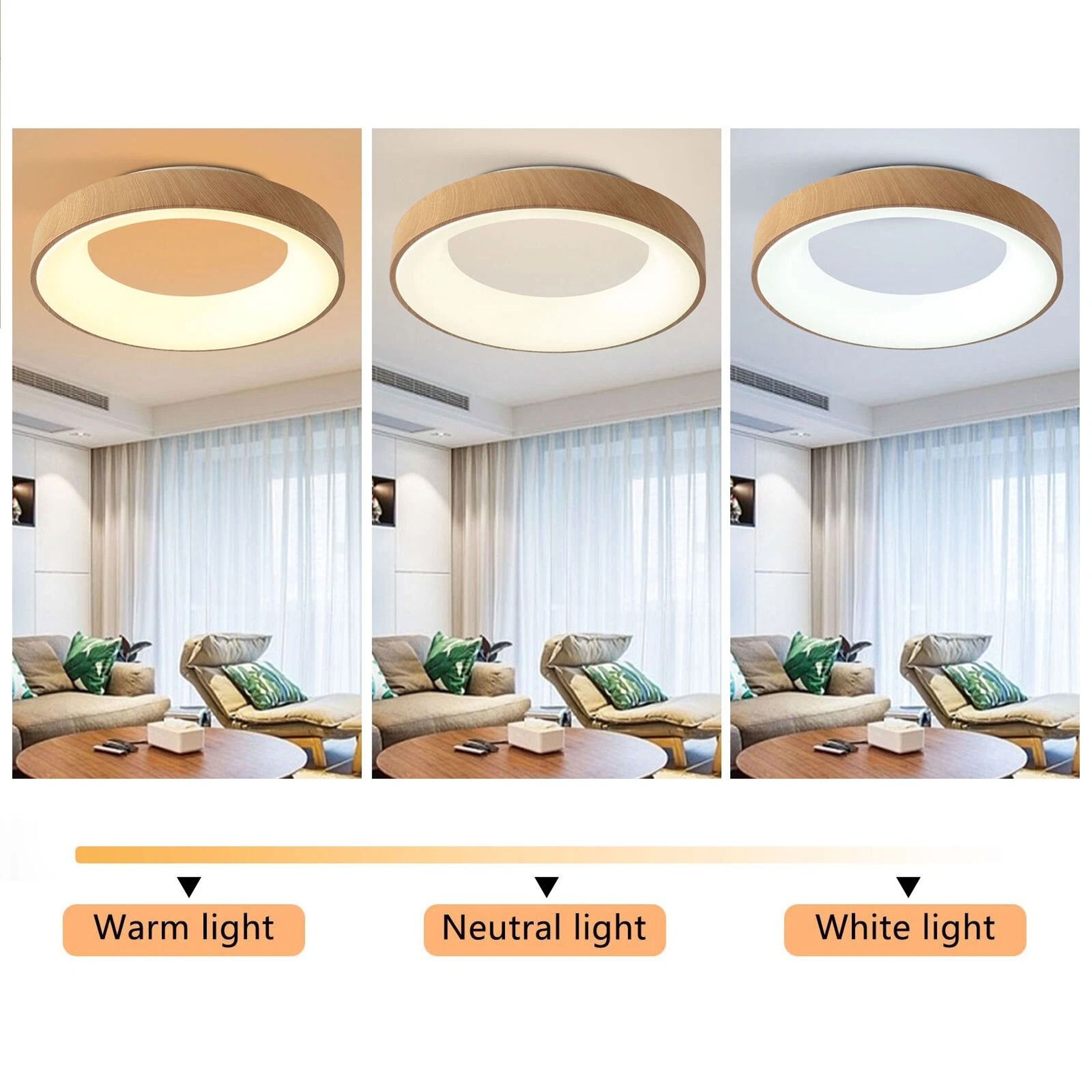 Acrylic Lampshade LED Ceiling Light Modern Flush Mount Indoor Chandelier Fixture 8