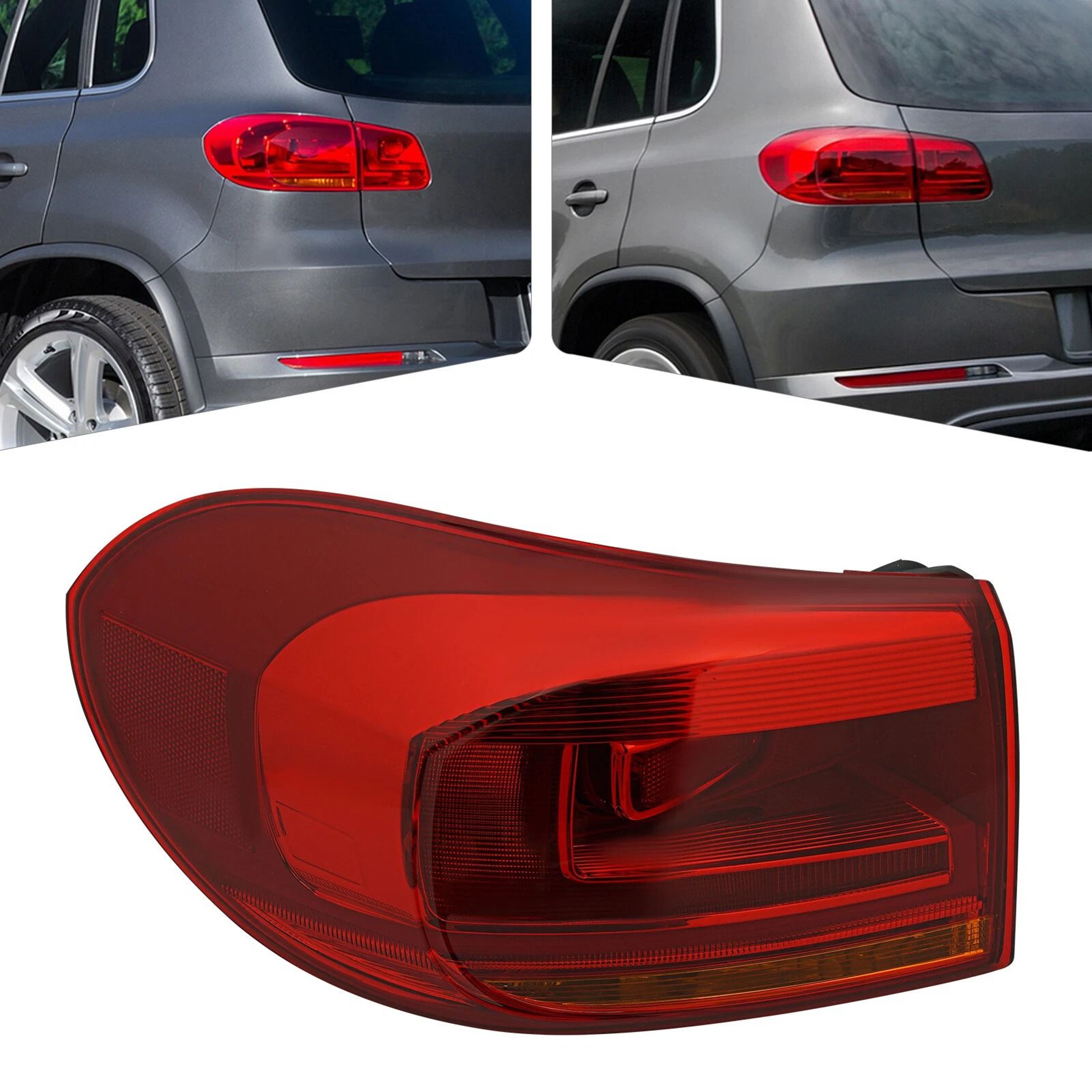 Left Side Haloge Outer Tail Light For Volkswagen Tiguan No Bulb 18
