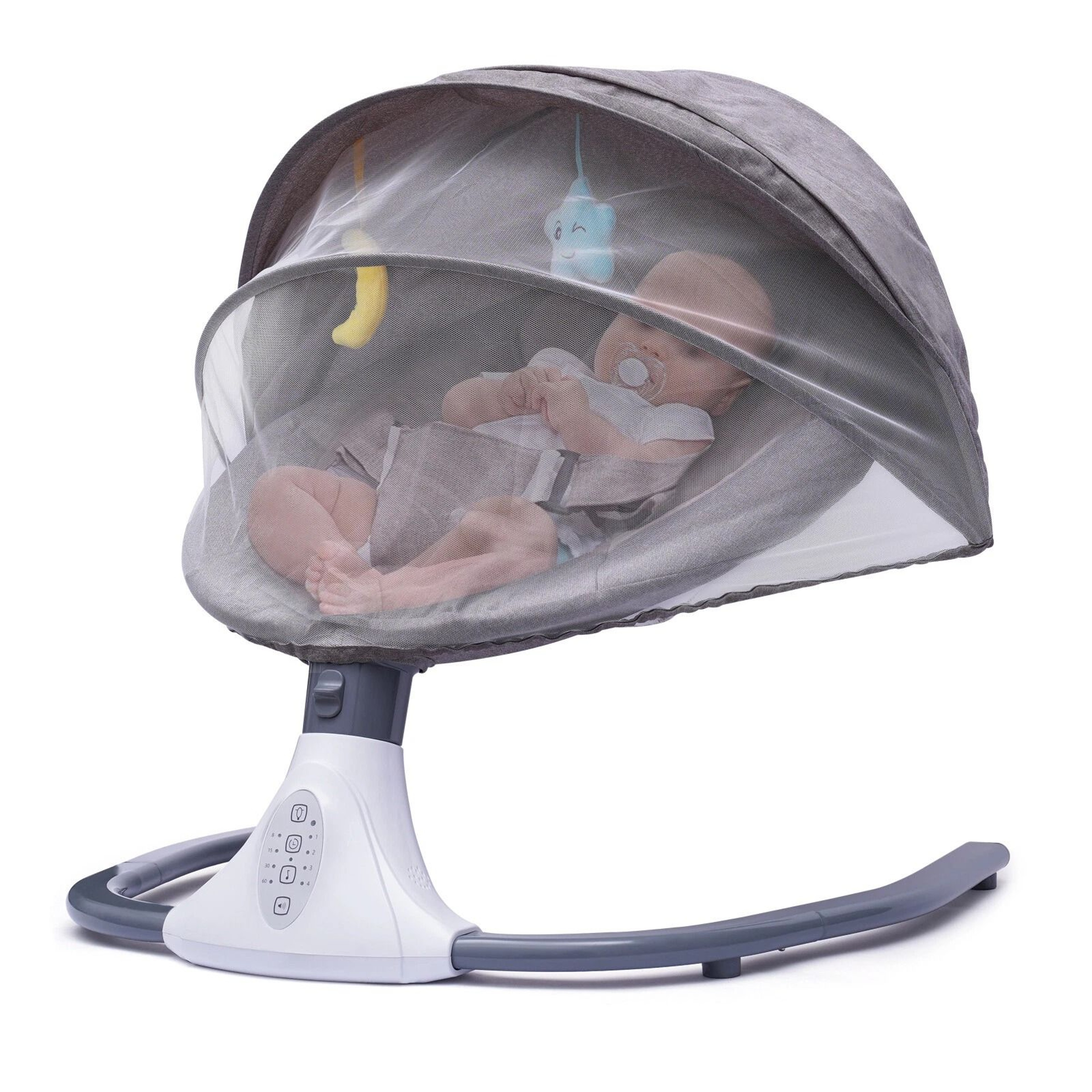Bluetooth Music Cradle Rocker Electric Baby Bouncer Swing Chair For Infants 6