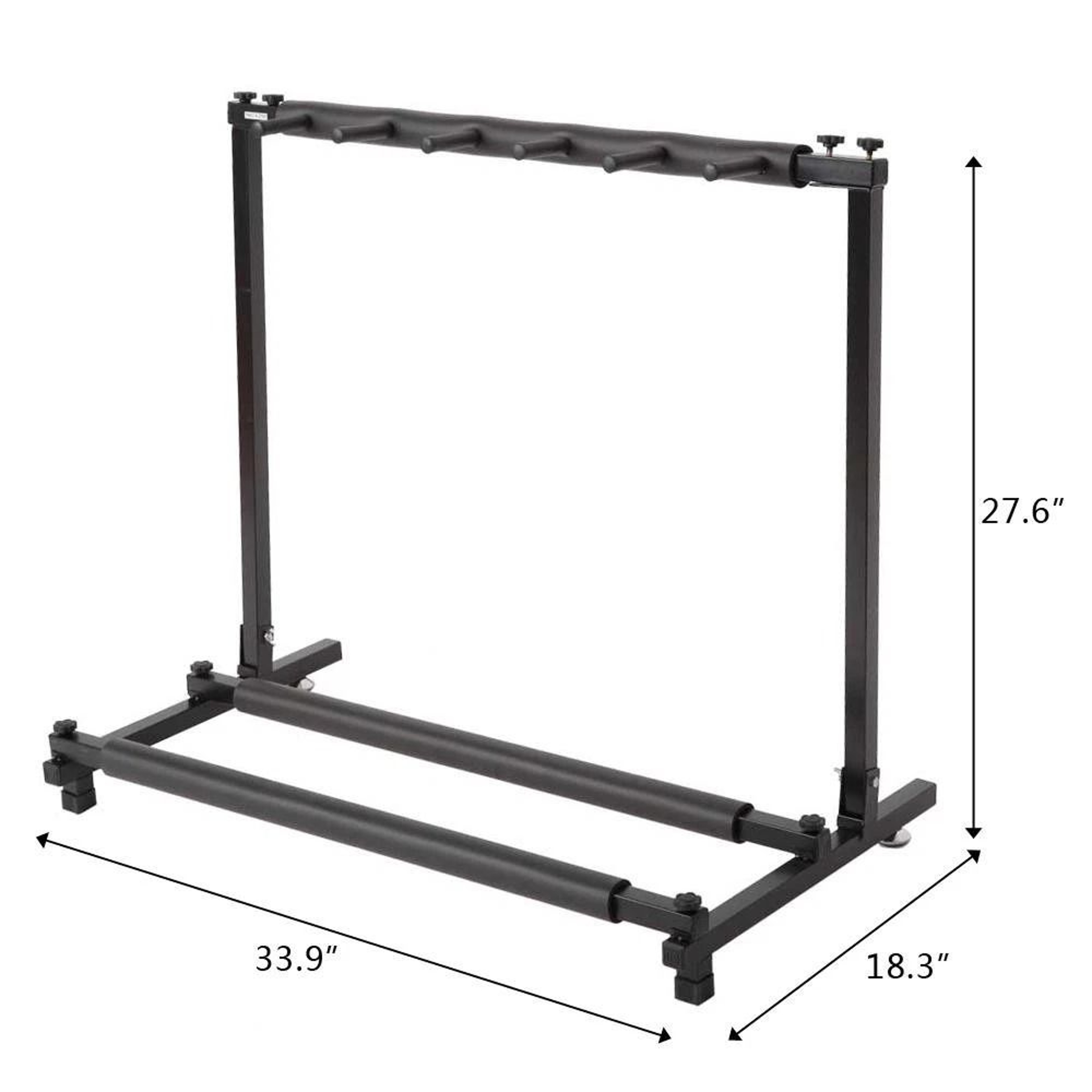Folding 5 Guitar Stand Five Instrument Display Rack Nice Quality 6