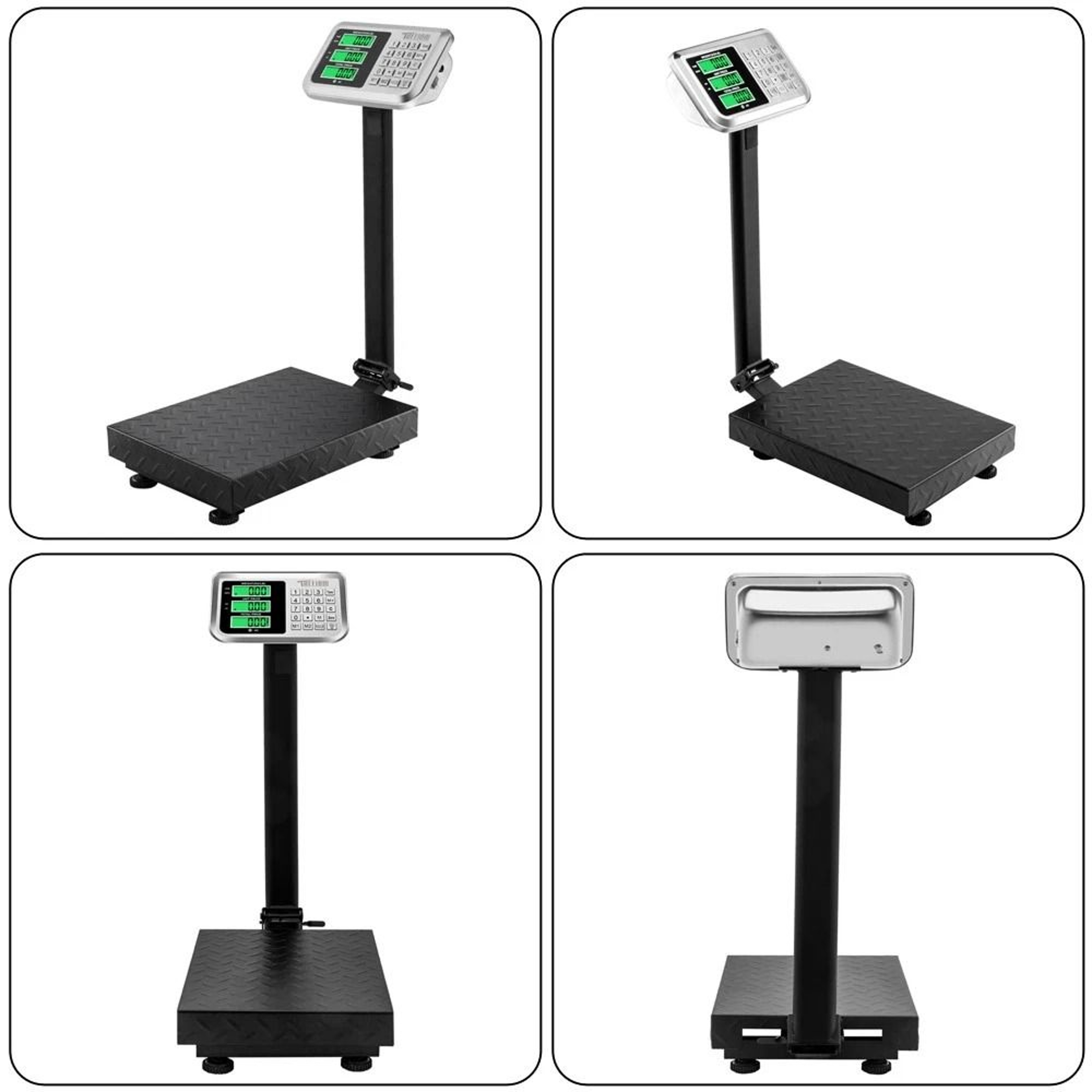 Iron Commercial Shipping Scale Precision Black With KGLB Switch 1