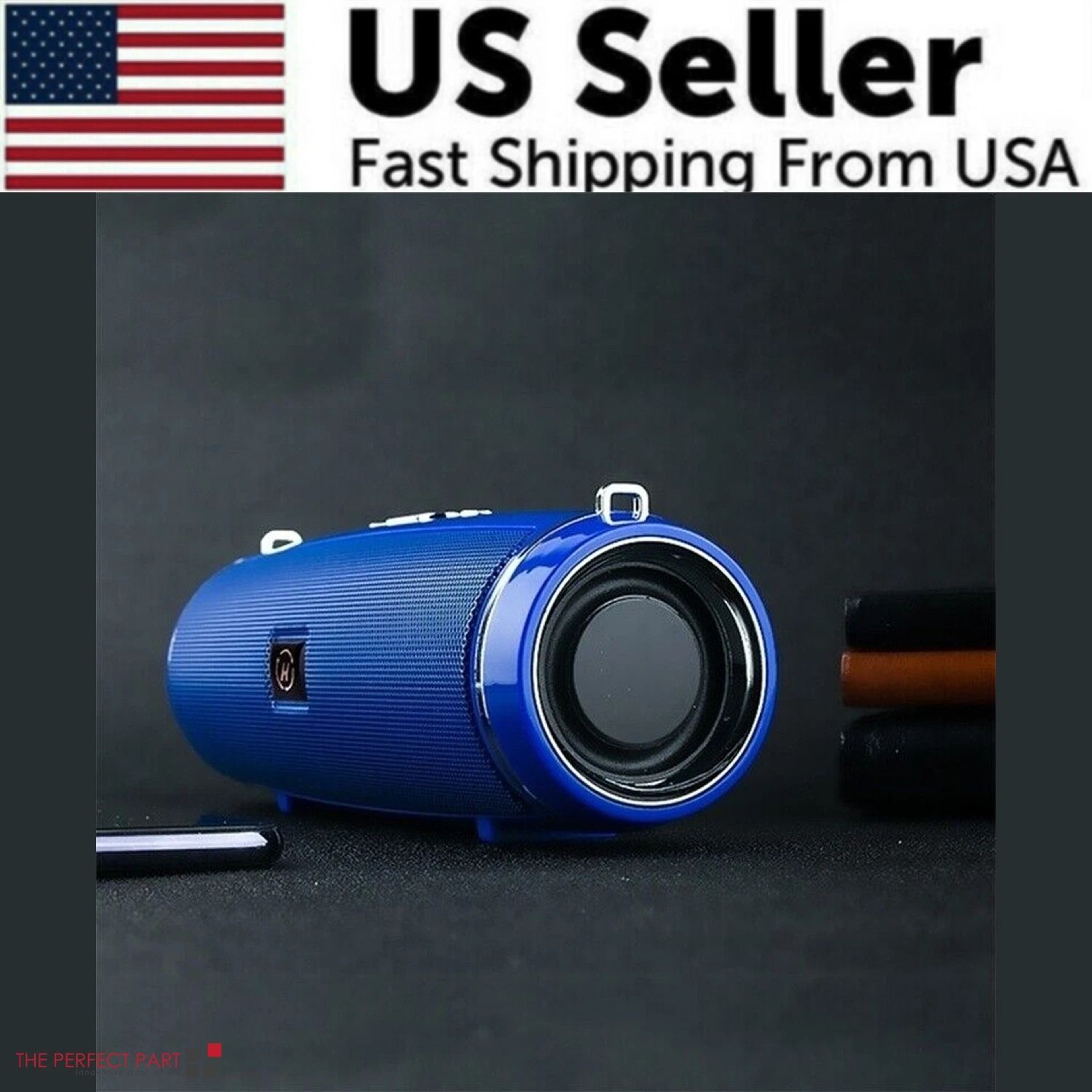 Wireless Waterproof Outdoor Bluetooth Speaker Stereo LOUD Bass USB TF Strap Portable Audio 8