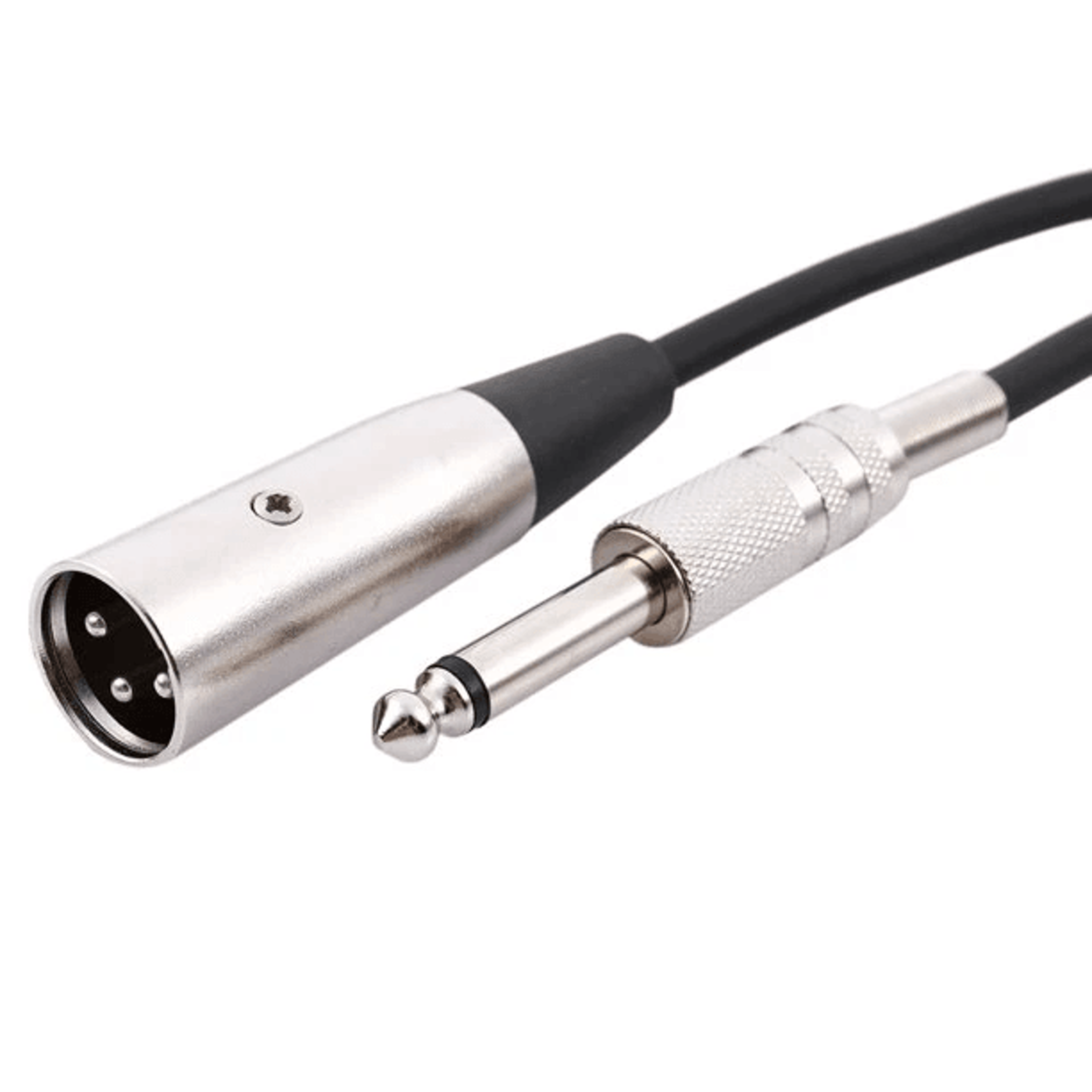 Plug TS Microphone Mono Cable Unbalanced Shielded Audio XLR 3 Pin Male To Adapter Lead 8