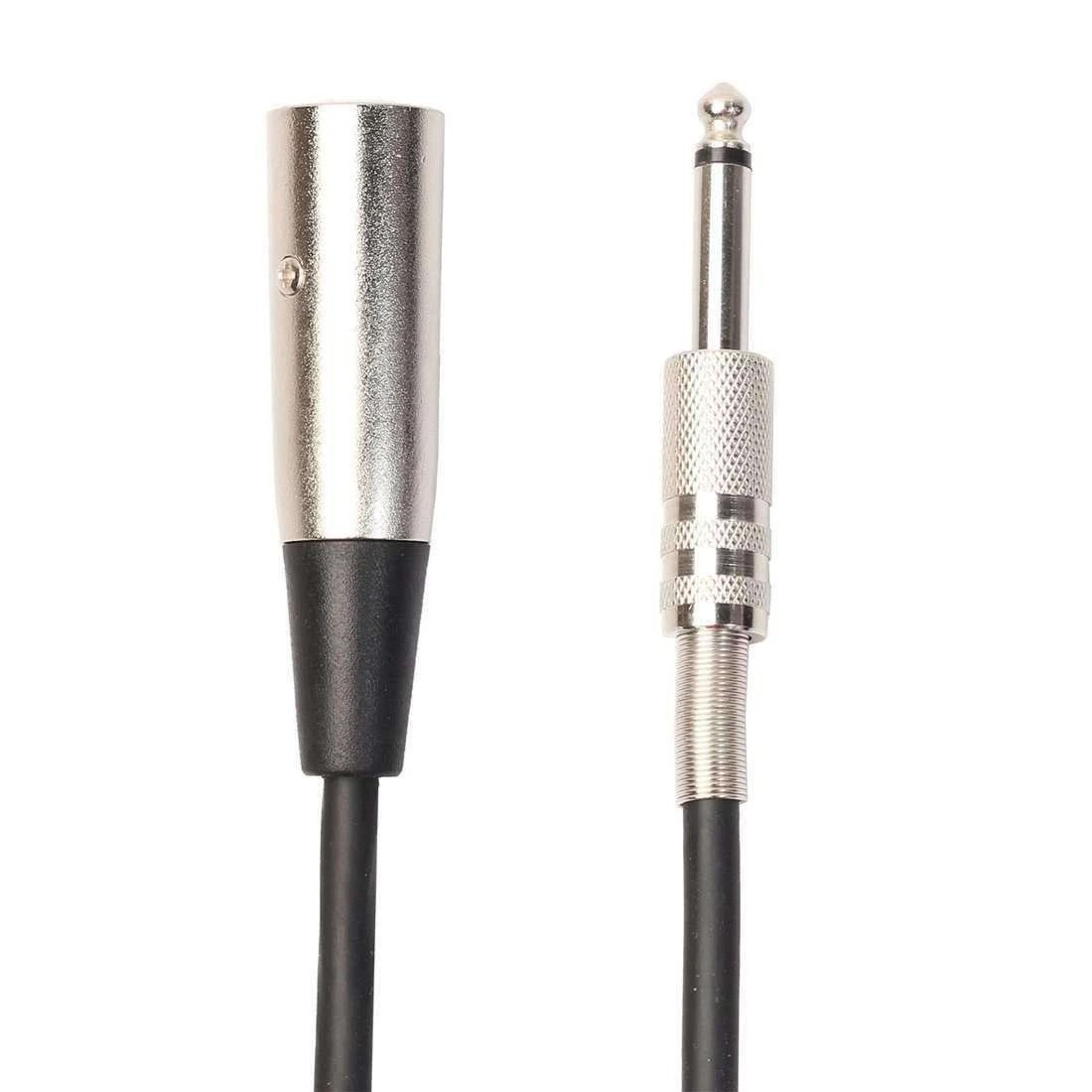 Plug TS Microphone Mono Cable Unbalanced Shielded Audio XLR 3 Pin Male To Adapter Lead 2