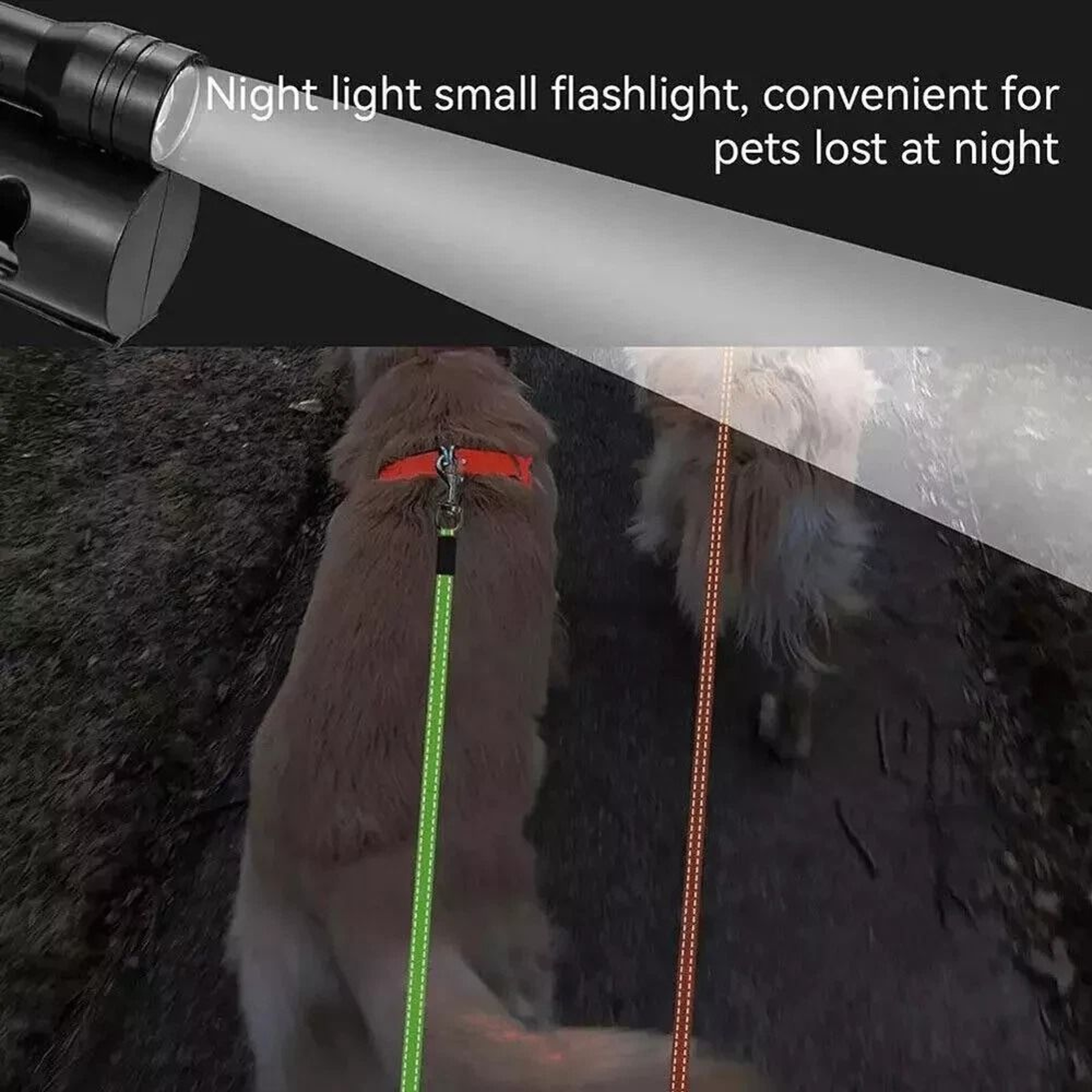 Double Dog Walking Leash Dual Pet Leash Retractable Swivel Reflective Lead 10