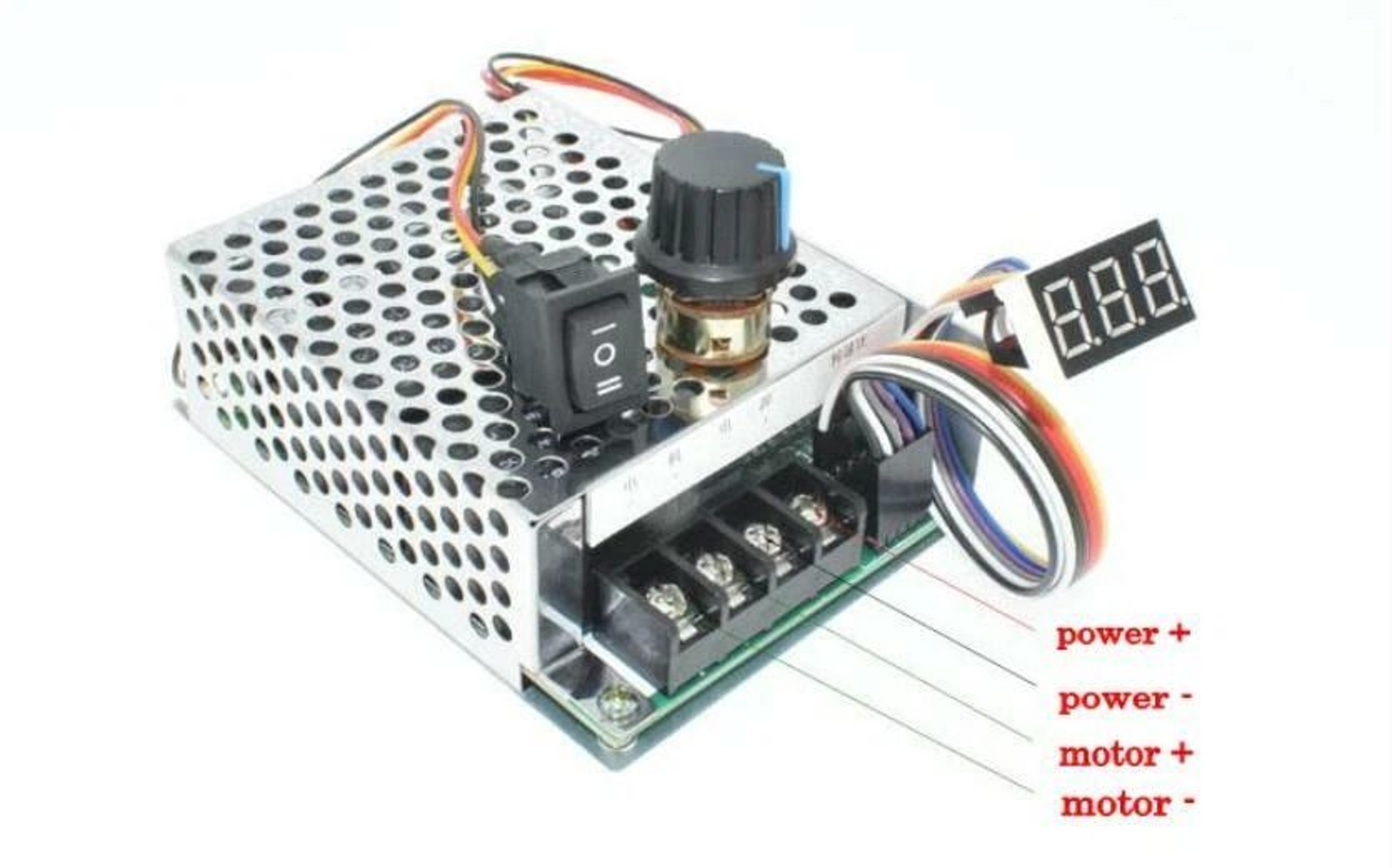 Reversible PWM Motor Speed Controller DC 1055V MAX 60A For 12V 24V 36V Systems 1