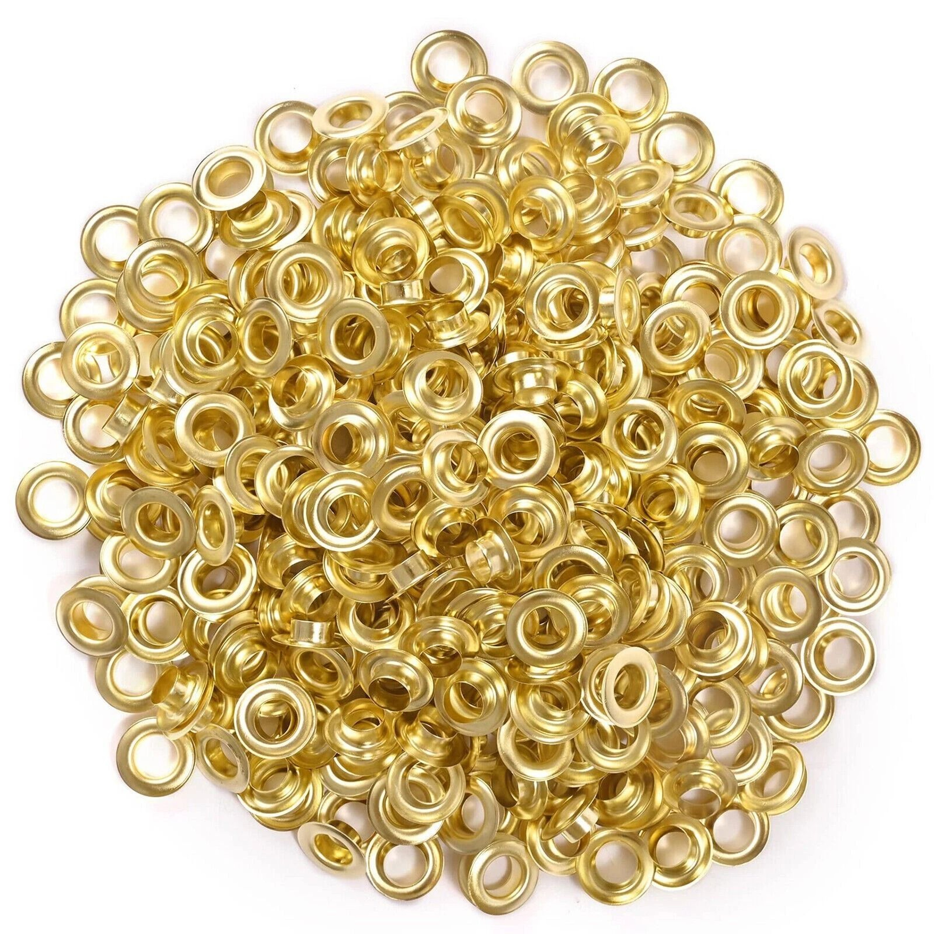 Brass Plating Gold Eyelets With Washers For Clothing Scrapbook Grommets 0