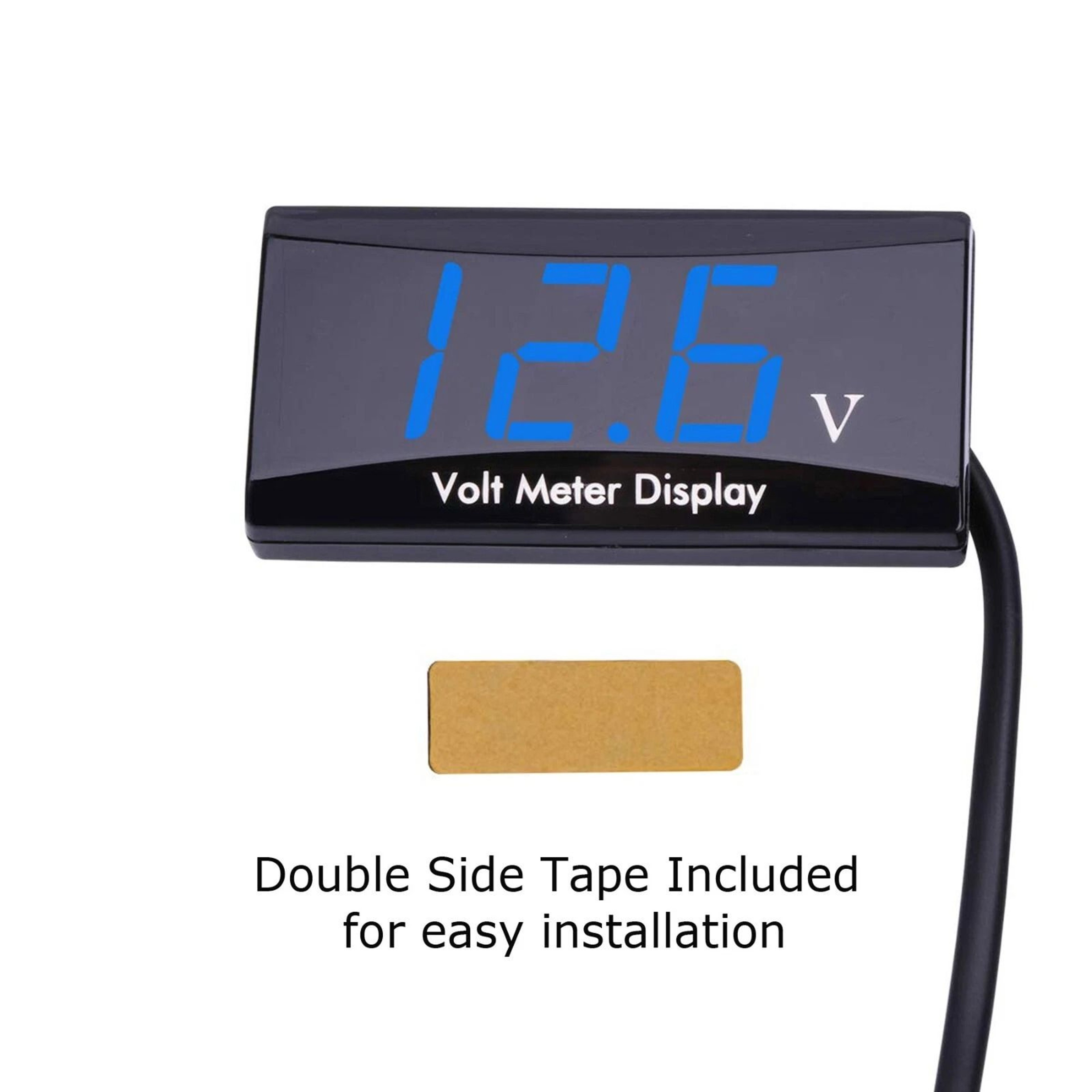 Digital LED Display Voltmeter Panel Meter Voltage Gauge For Car Motorcycle 1