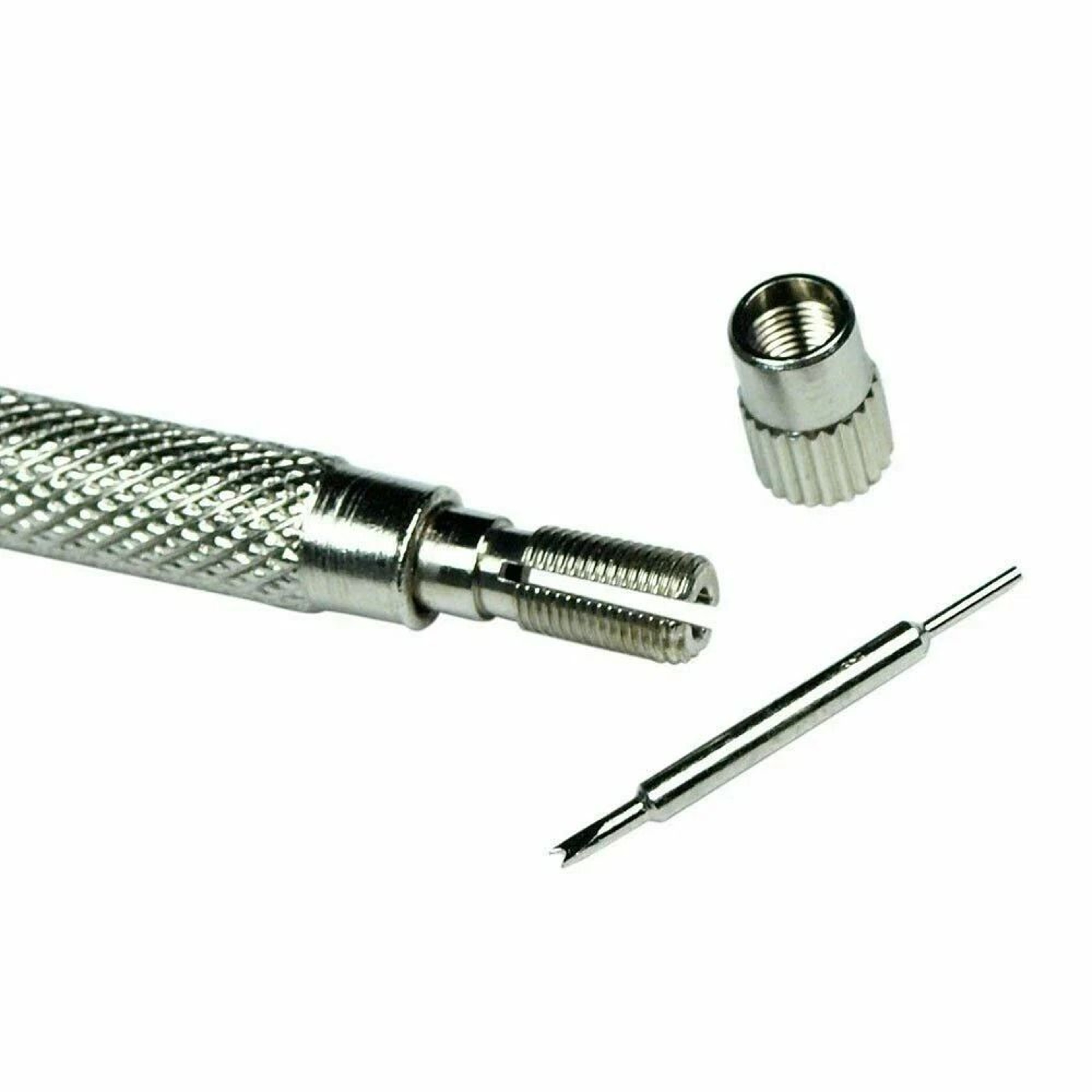 Watch Repair Tool Steel Link Remover With Spring Bar Pin Pusher  Spare Tips 2