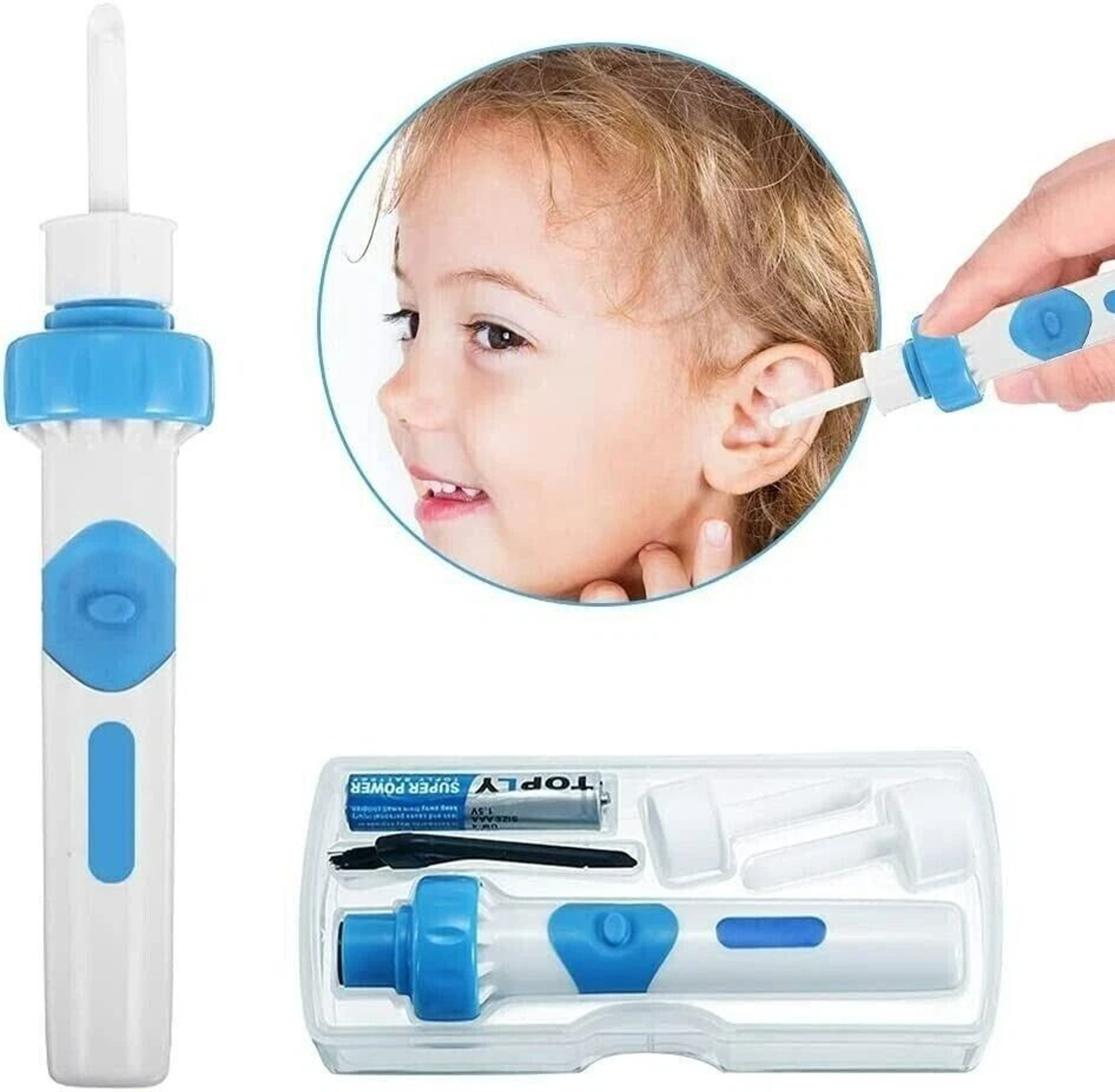 Cordless Electric Ear Cleaner Wax Remover With Safety And Painless Cleaning Function 1