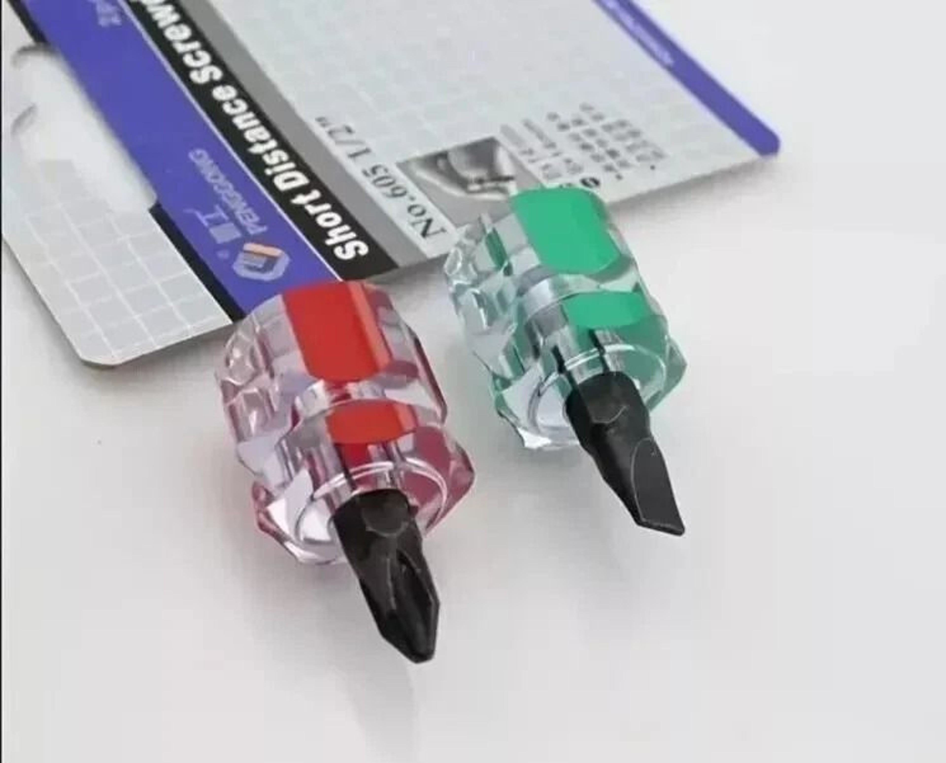 Mini Ultra Short Stubby Screwdriver Set Pieces Phillips And Flat 0