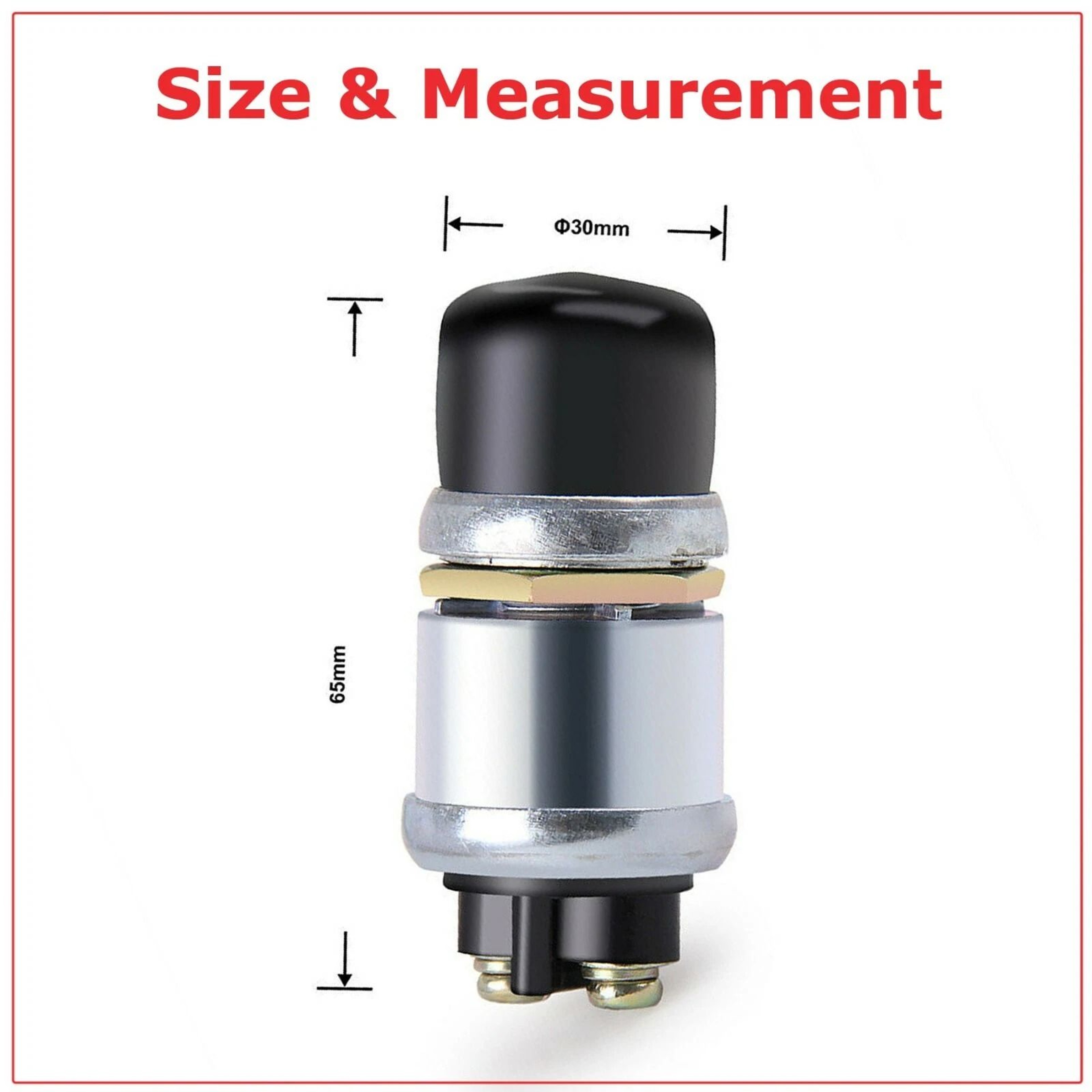 Waterproof Push Button Start Switch Car Boat Horn Engine Starter 4