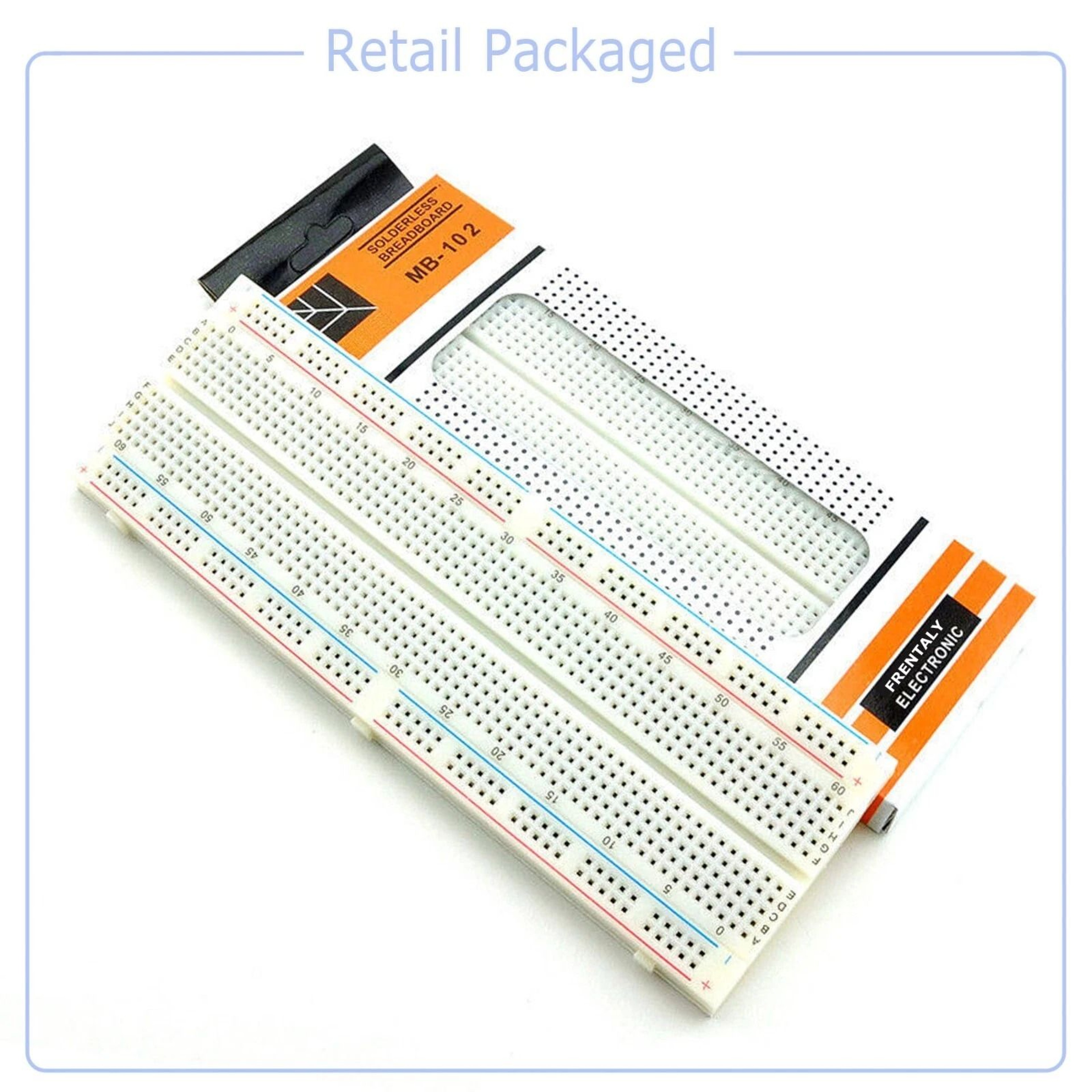 Breadboard 830 Point With Jumper Cables  MB Power Supply For Electronics Projects 4