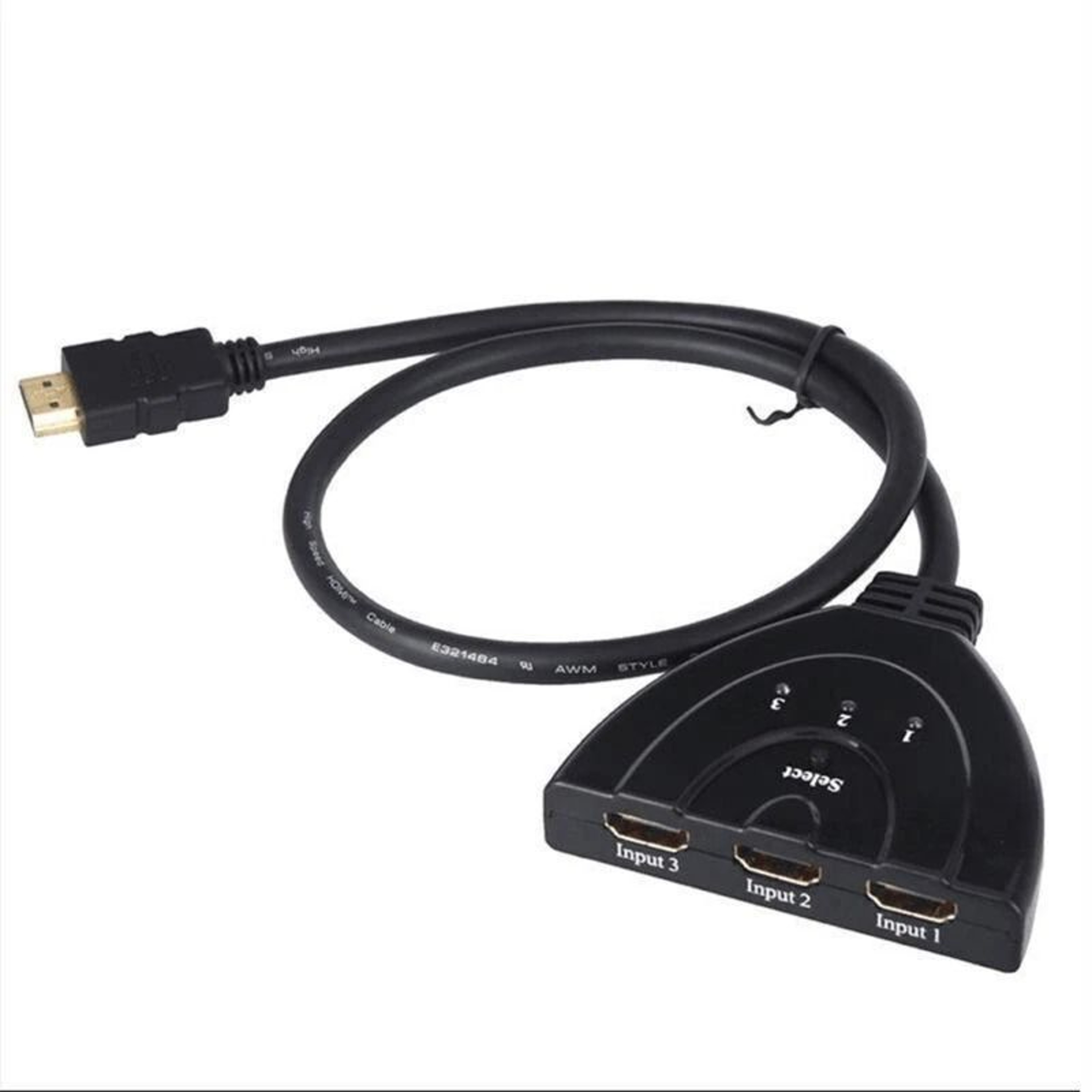 Switcher HUB Adapter 3 Port HDMI Splitter Cable For PS4 Xbox 2