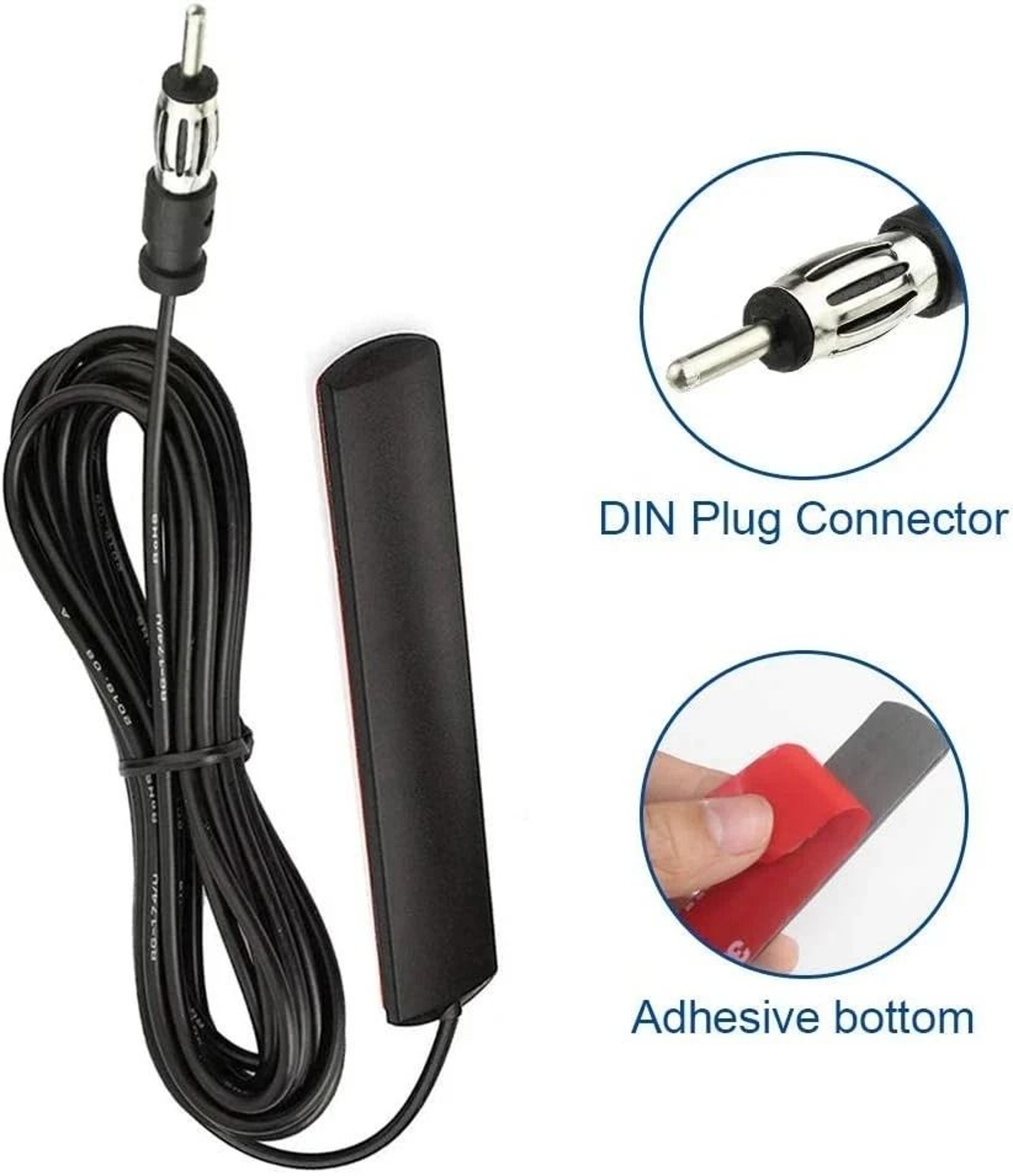 Universal Car Interior Hidden Amplified Antenna Electronic Stereo For AMFM Radio 5