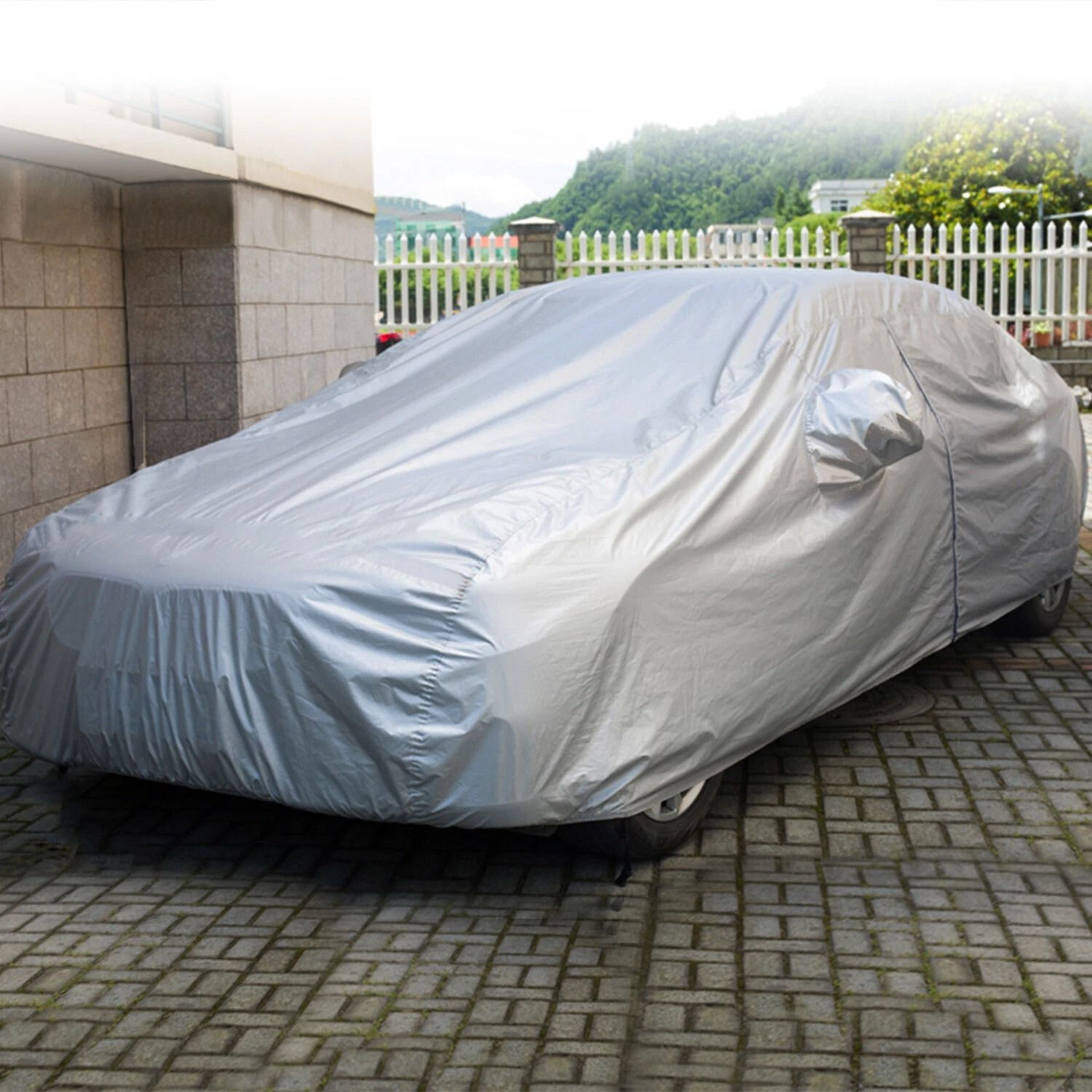 Full Car Protection Cover Waterproof Sun UV Snow Dust Rain Resistant Cover For Sedans 0
