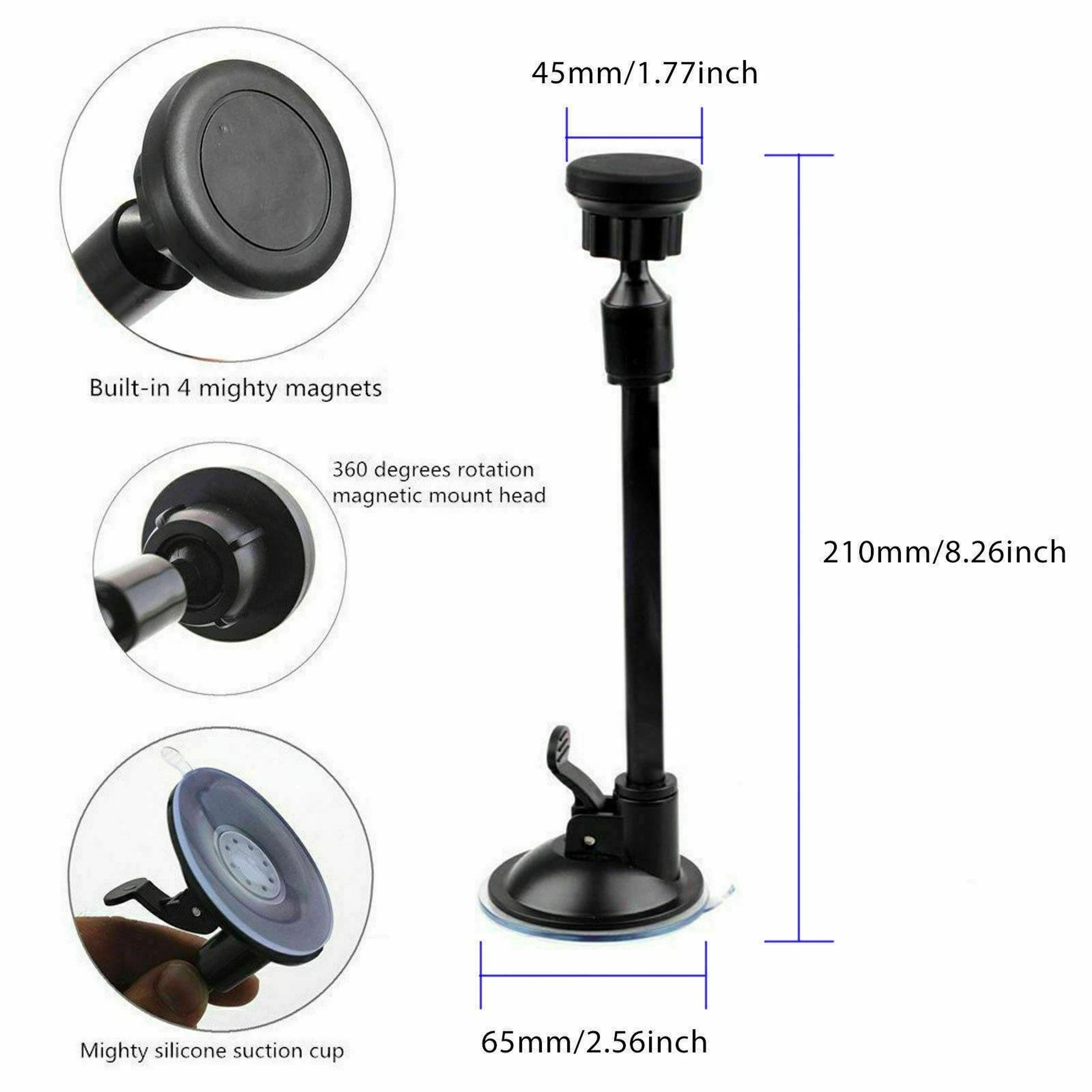 Car Phone Holder For IPhone  Samsung Windshield Mount GPS Compatible 7