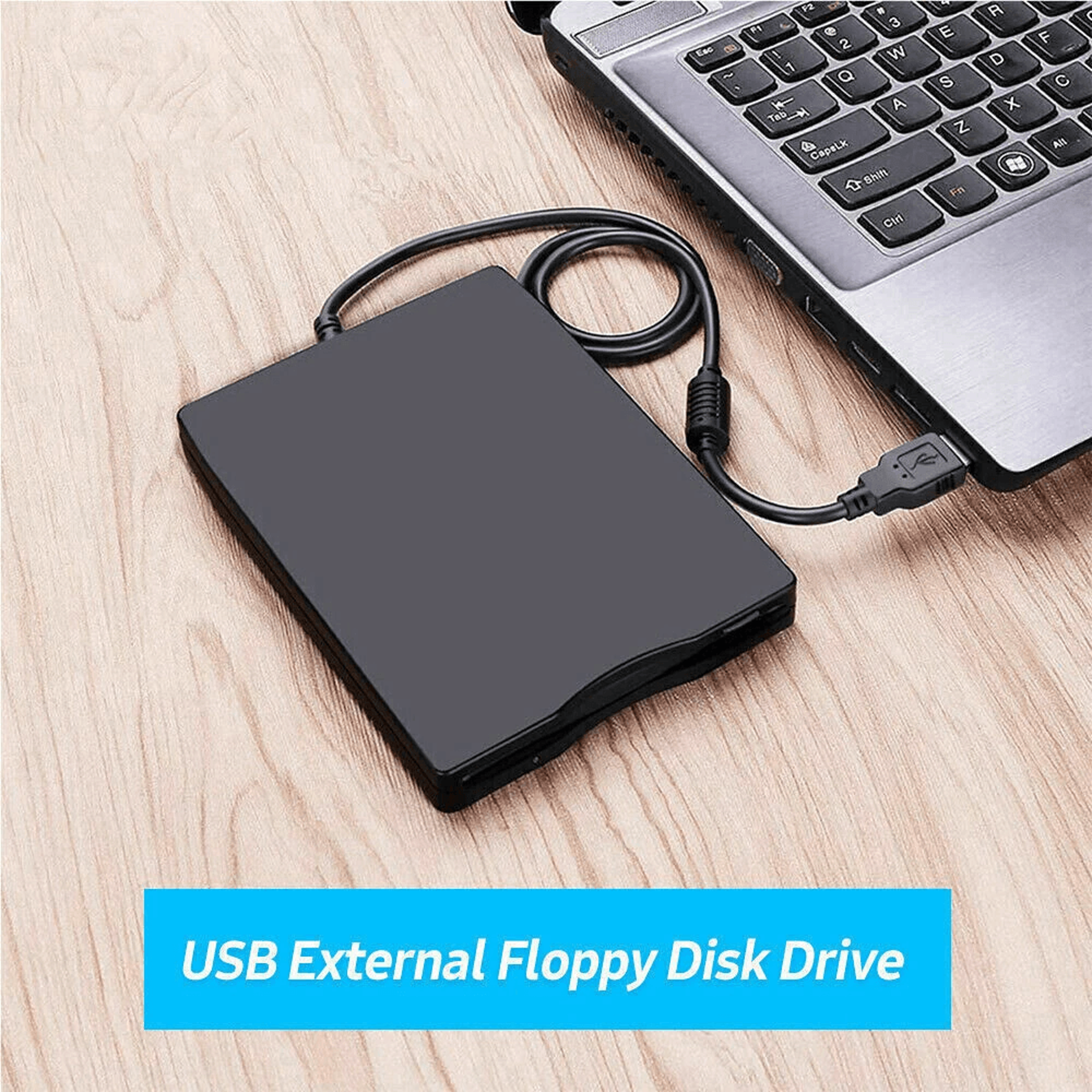 USB Portable External Floppy Disk Drive Reader For PC  Laptop 4