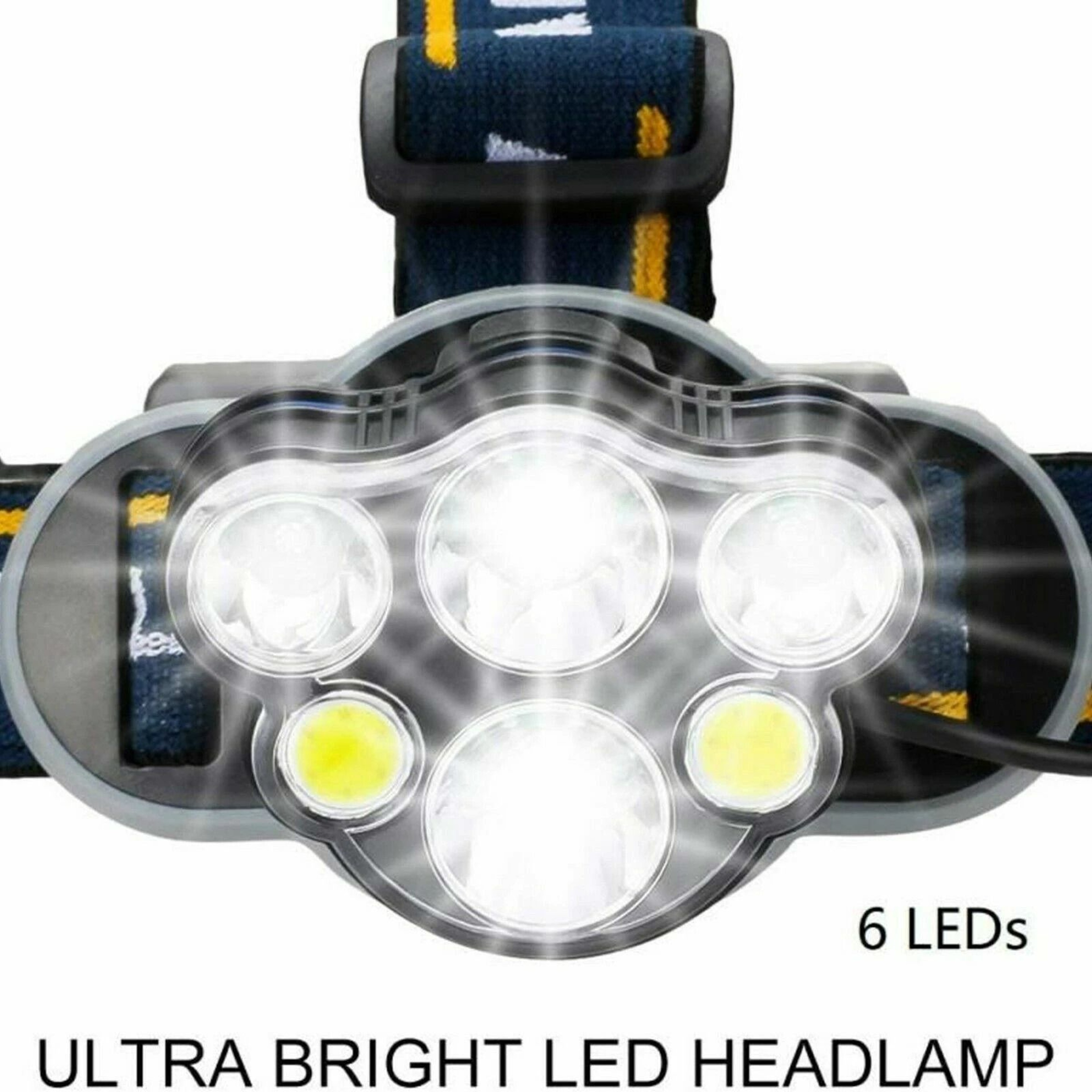 USB Rechargeable LED Headlamp Waterproof Adjustable Focus With Motion Sensor 2