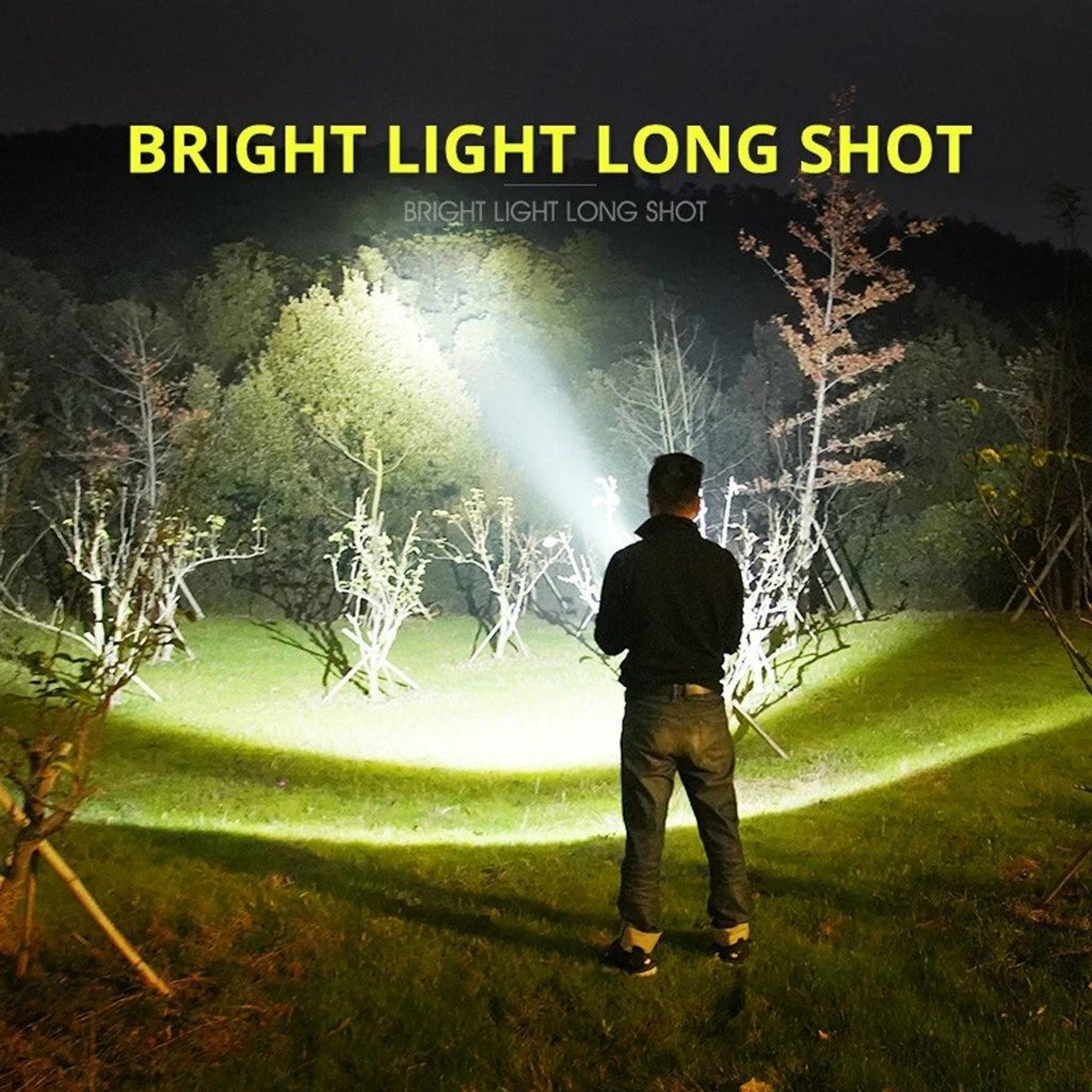 Super Bright Rechargeable LED Flashlight Adjustable Zoom Torch Waterproof Lumens 4