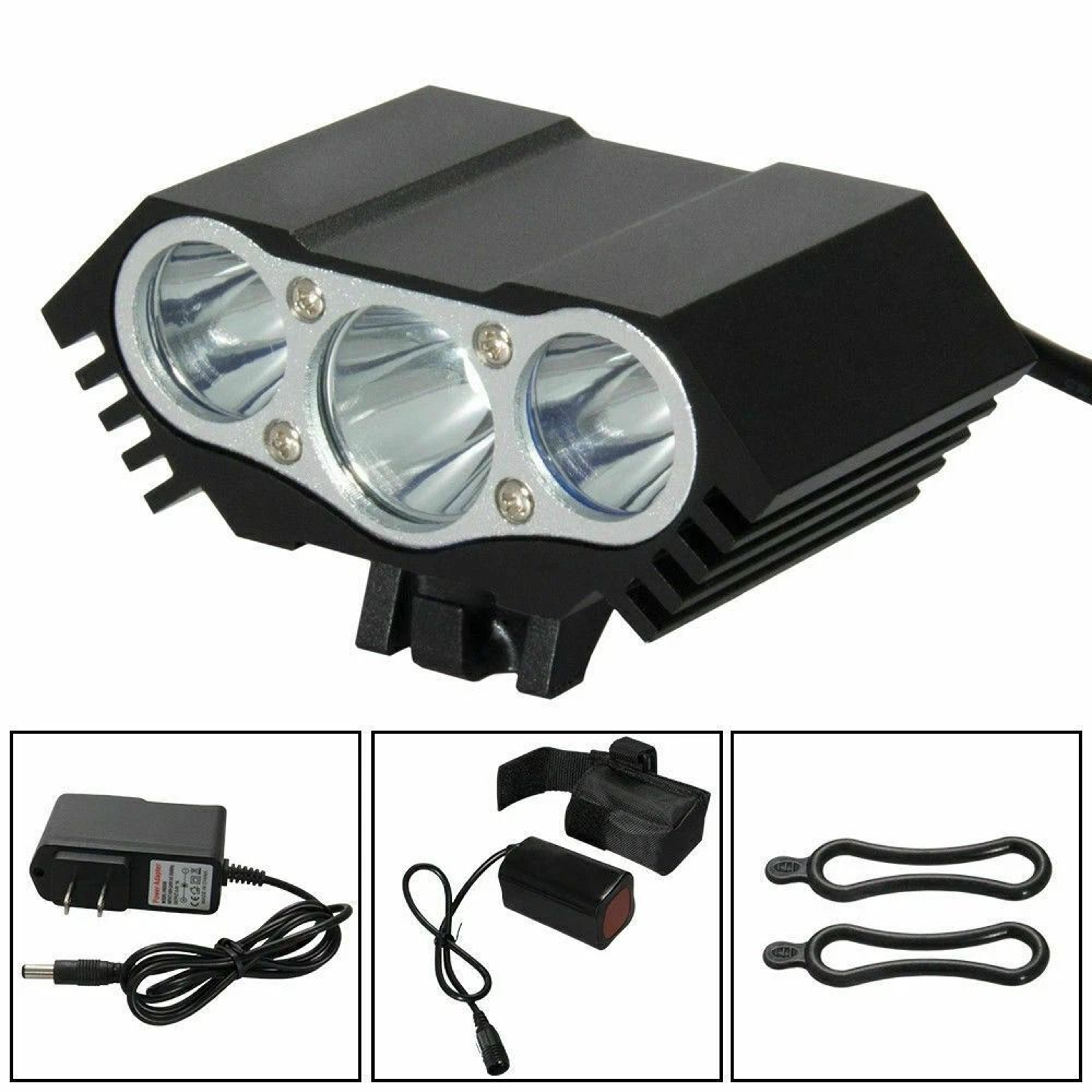 Powerful LED Bicycle Headlight With USB Charging 2