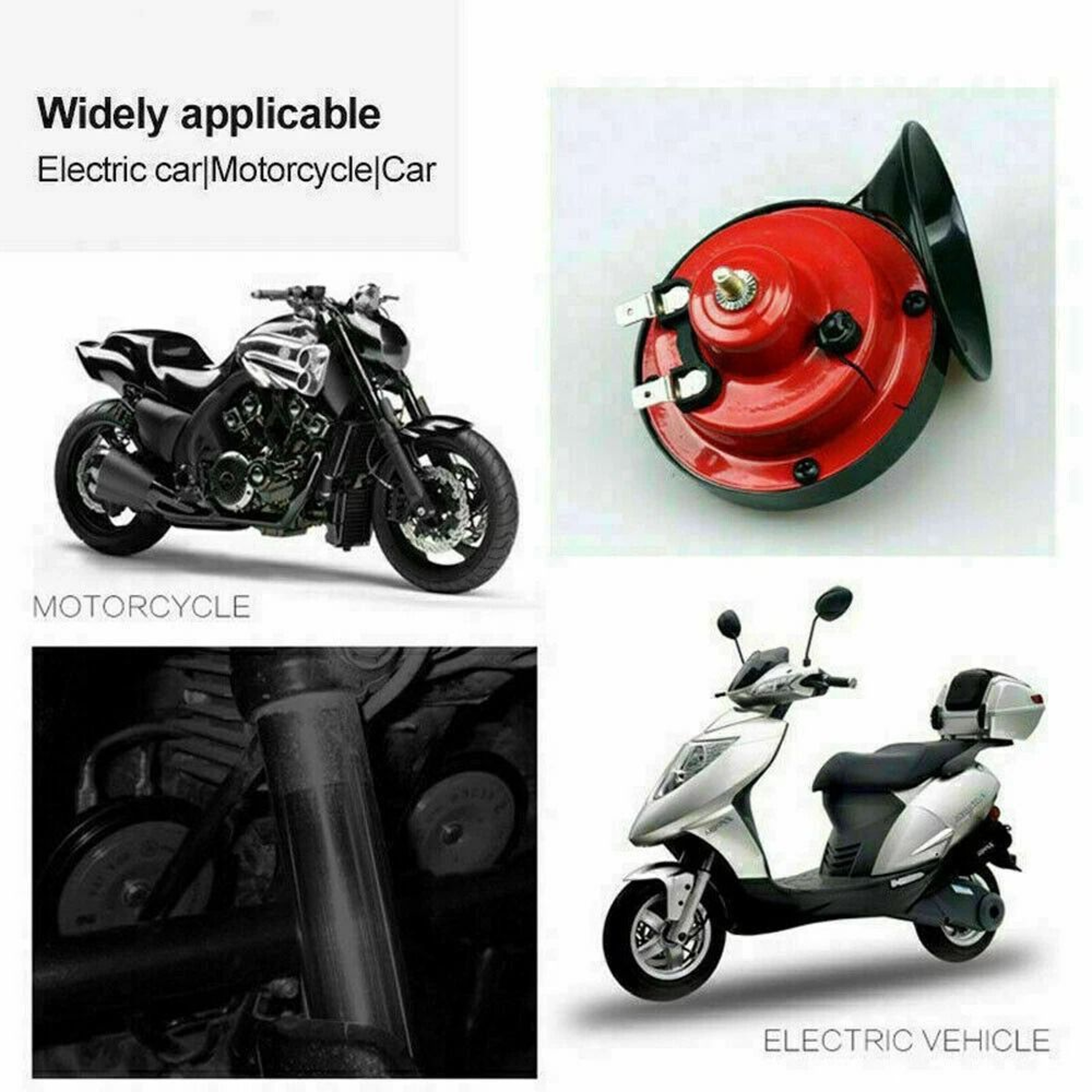 Super Loud Train Air Horn For Motorcycle Car Truck Boat Waterproof High Pressure Sound 5