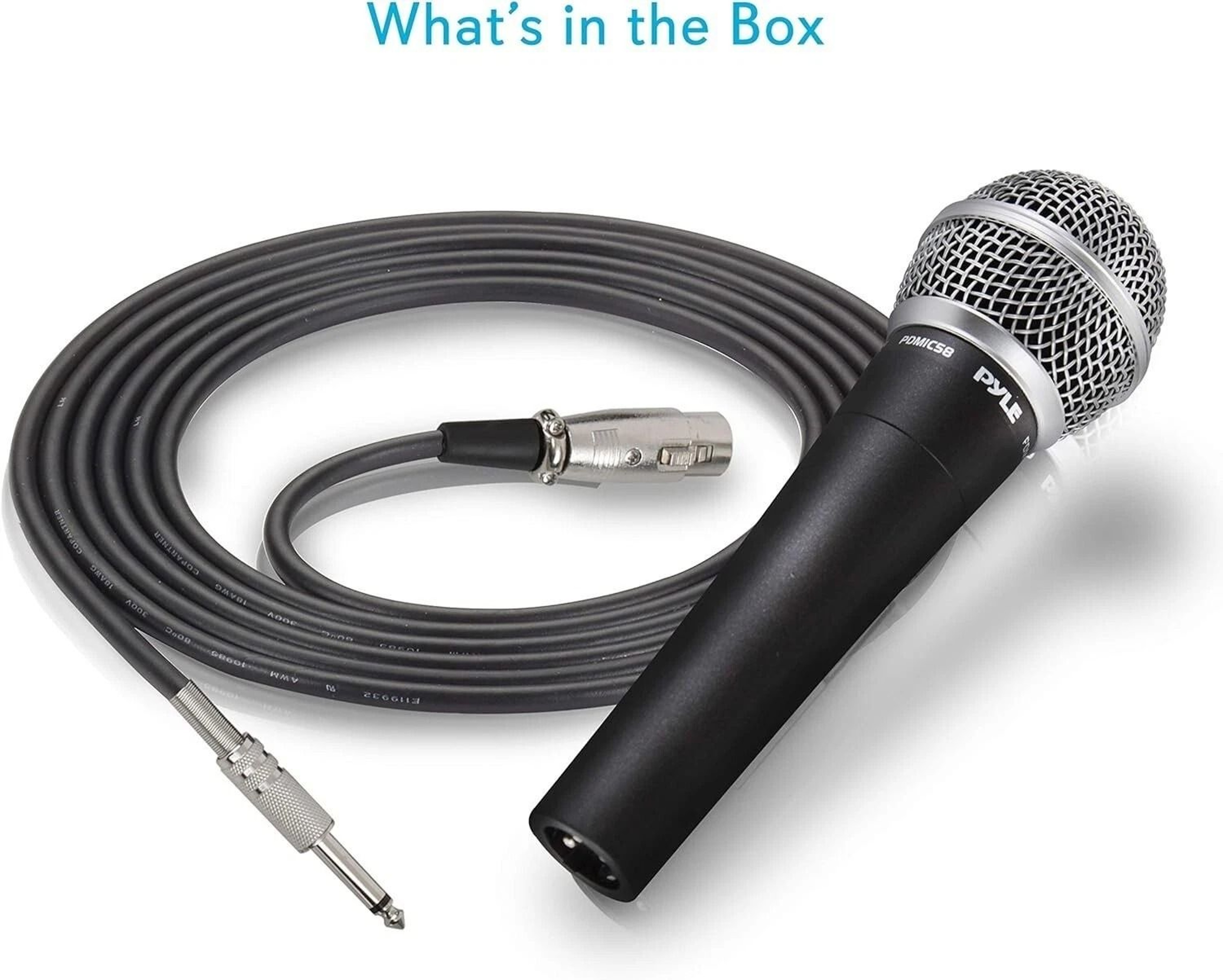 Professional Handheld Dynamic Microphone With Cable Durable Vocal Live Performance Microphone 4