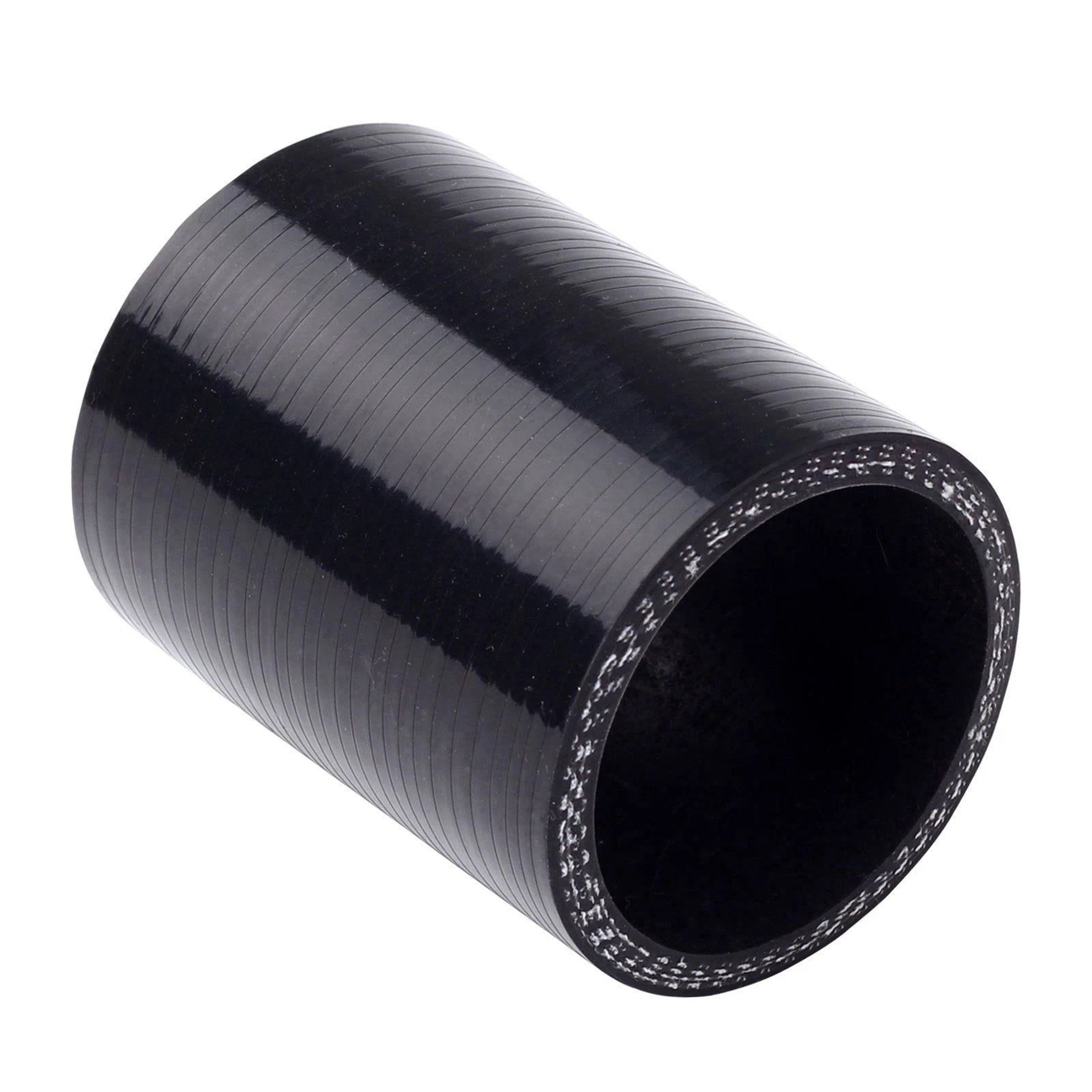 Polished Aluminum Intercooler Pipe Kit With Black Hose  Clamps Universal Upgrade 1