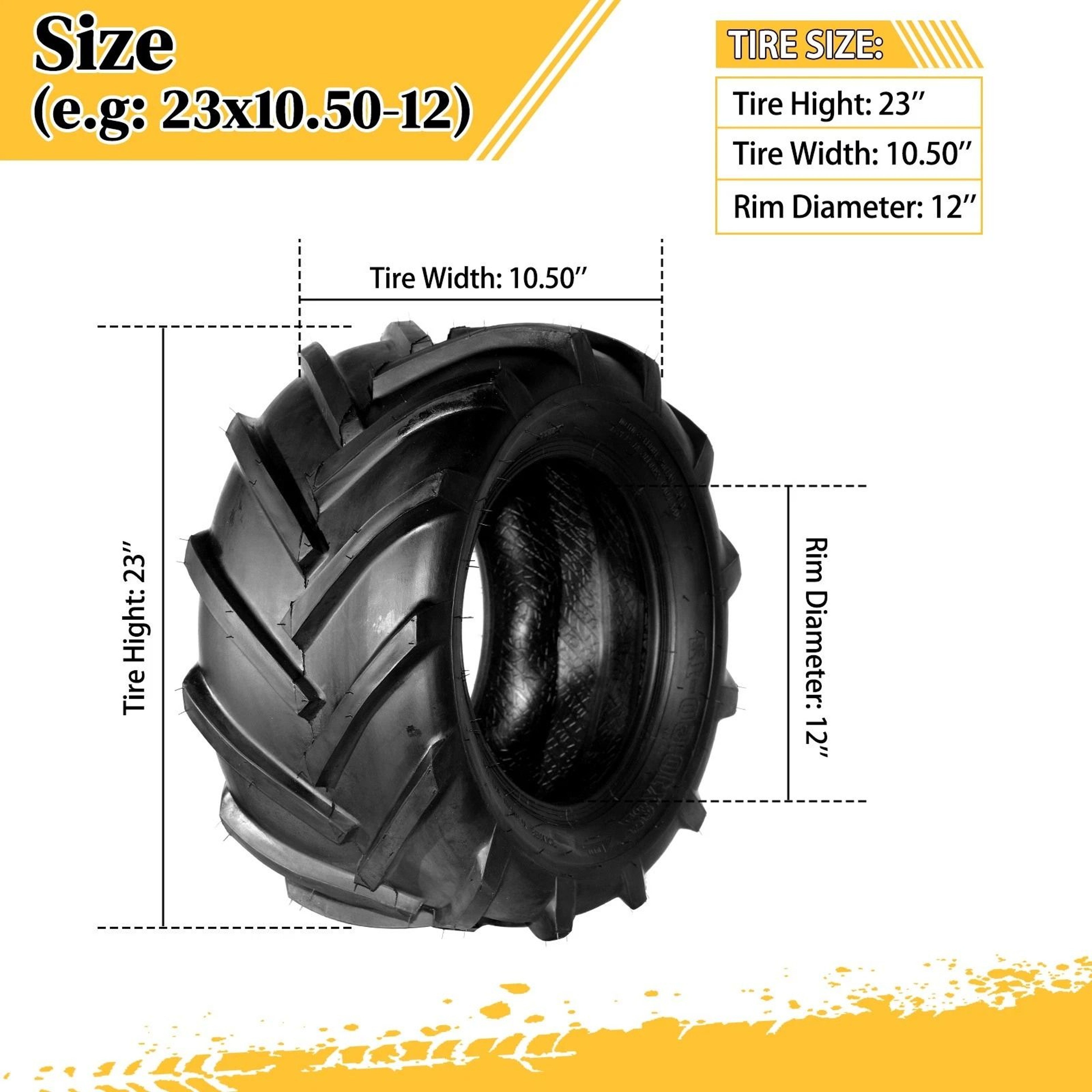Lawn Mower Super Lug Tires 6 Ply Rated For Durability  Performance 10