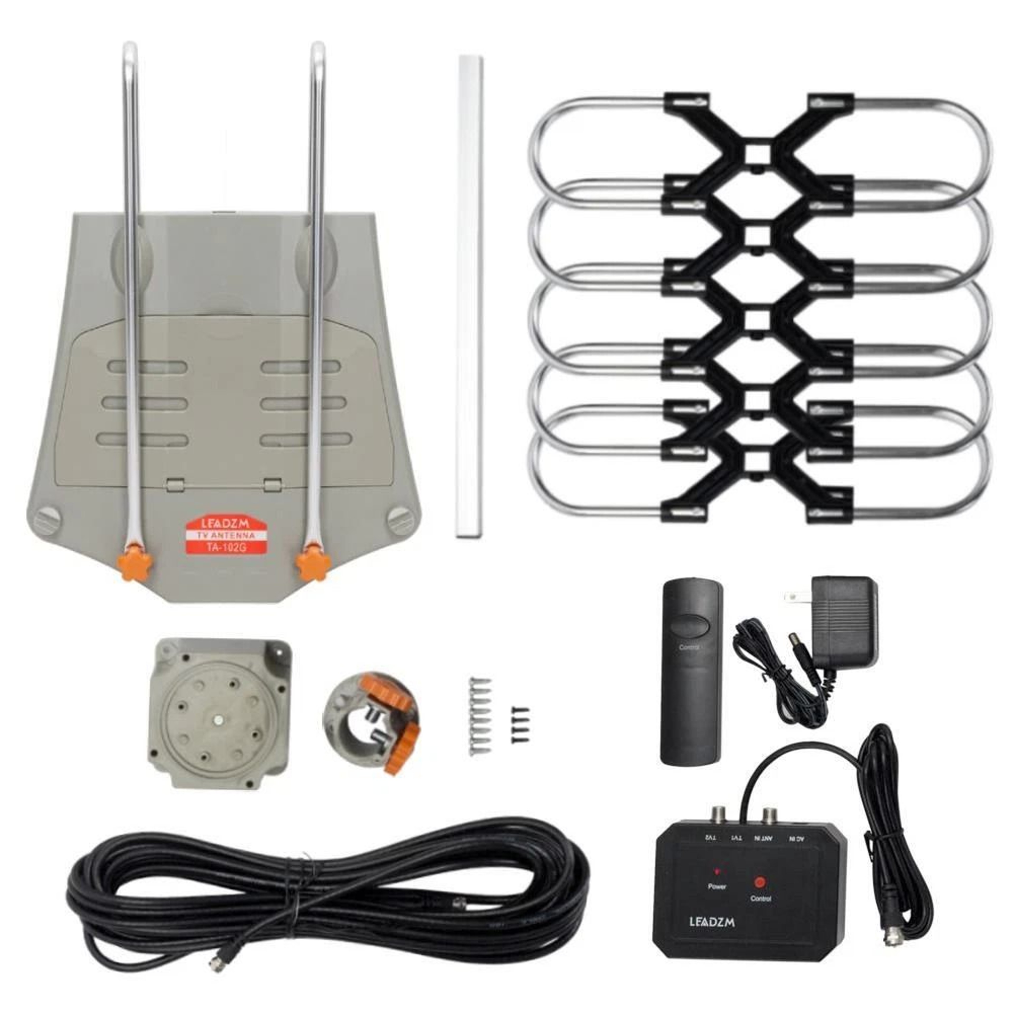Outdoor TV Antenna Motorized 4K HDTV With Rotator And Amplification For Enhanced Signal Reception 7