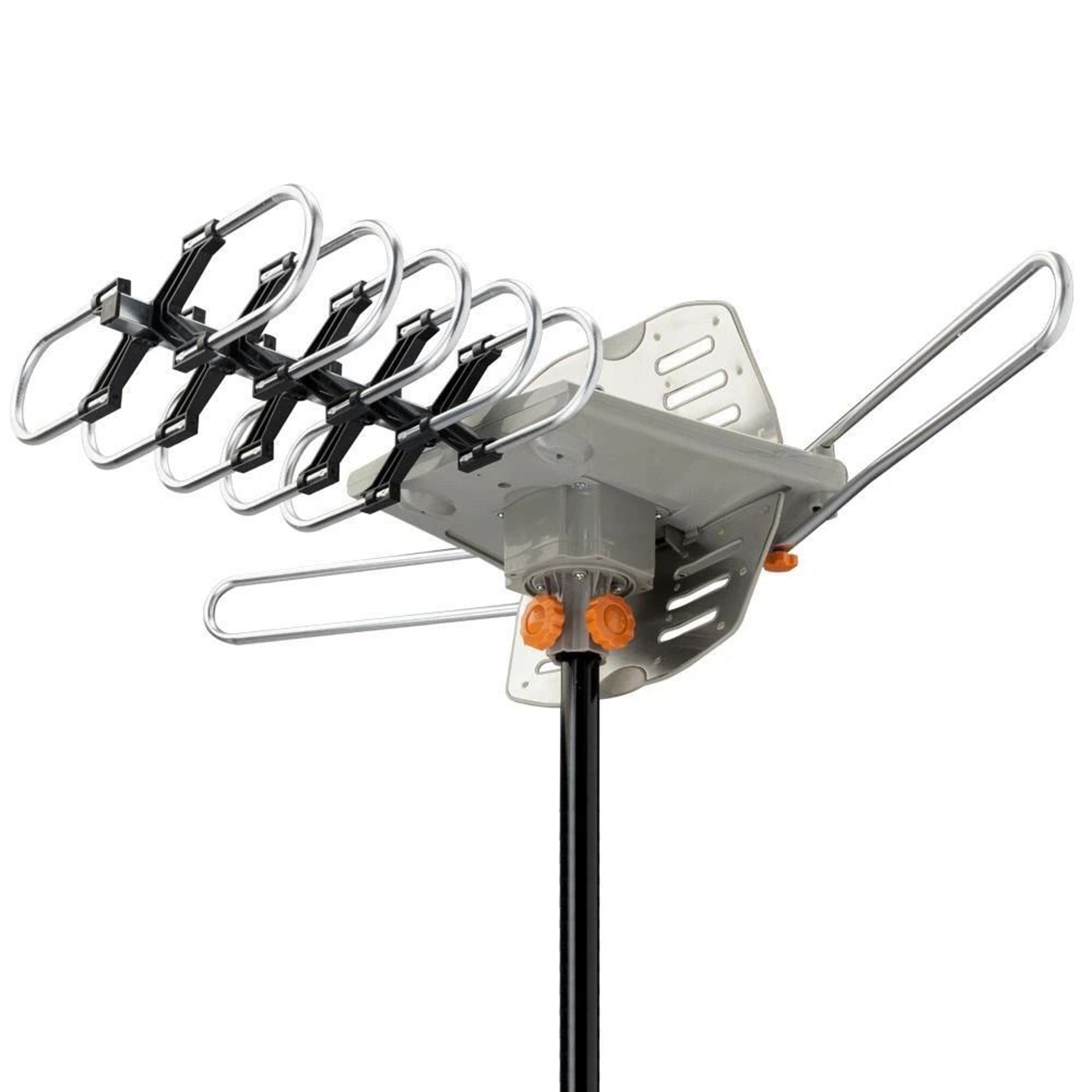 Outdoor TV Antenna Motorized 4K HDTV With Rotator And Amplification For Enhanced Signal Reception 5