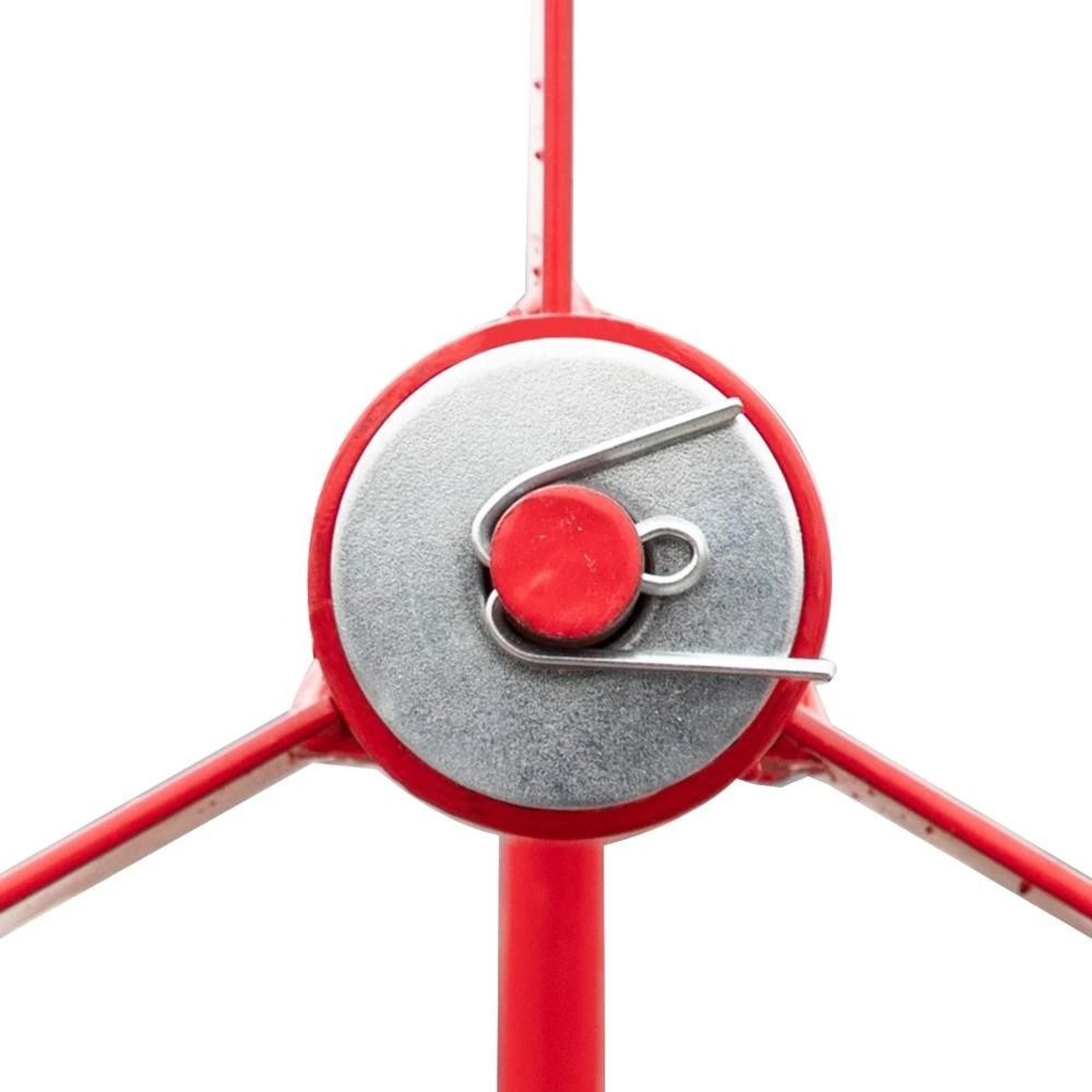 Patio Metal Windmill Red Garden Yard Decoration For Outdoor Spaces 3