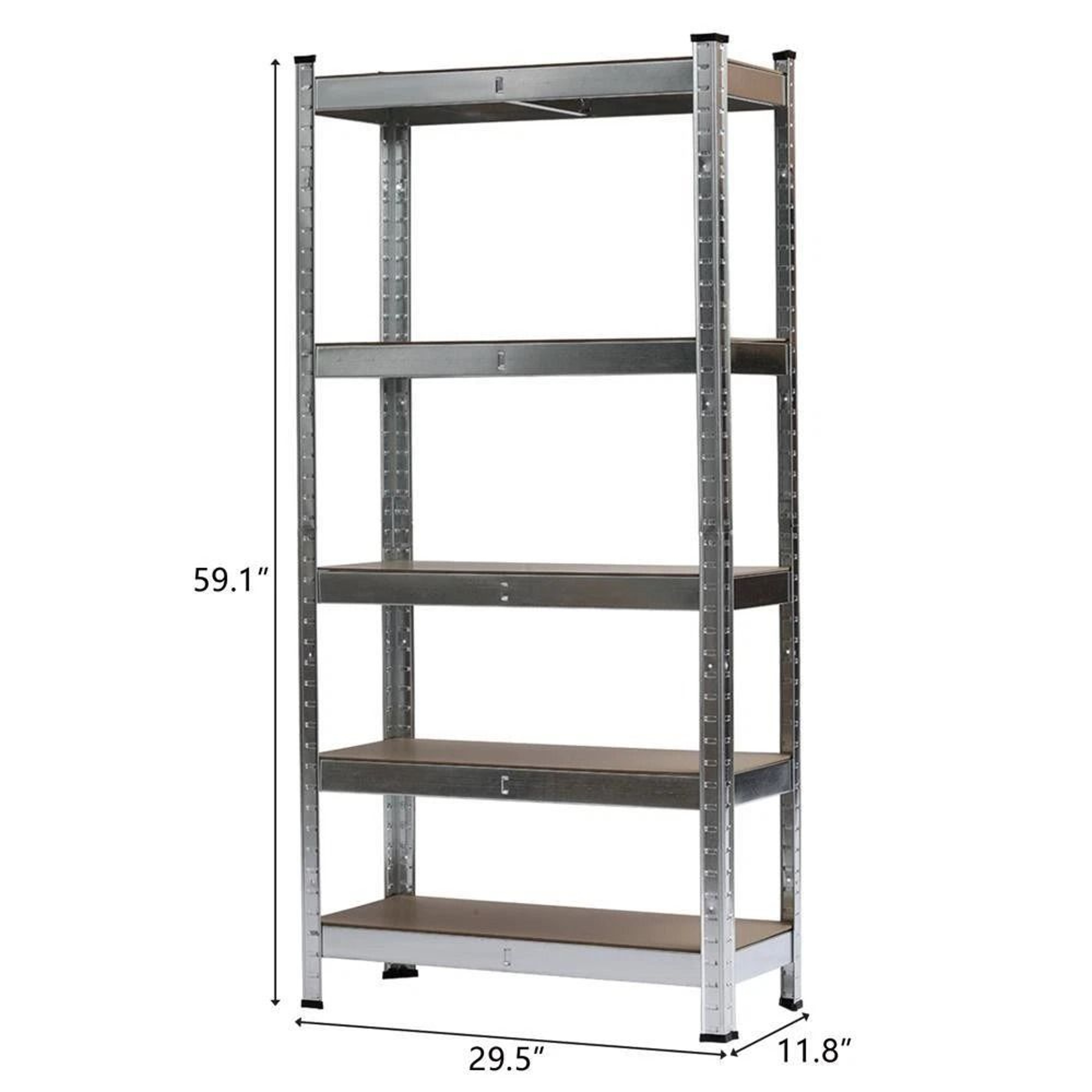 5 Tier Heavy Duty Freestanding Garage Shelving Rack Organizer 5