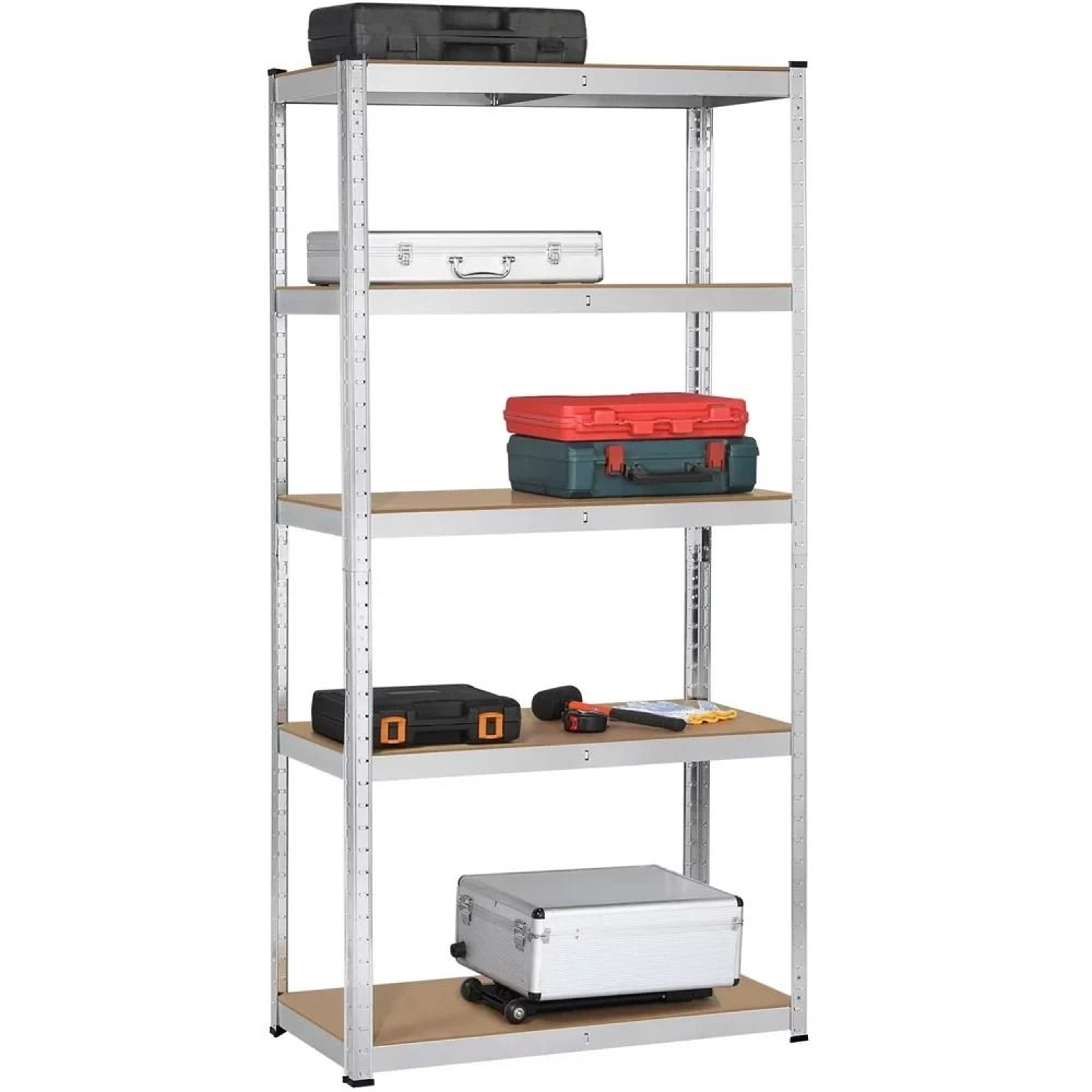 5 Tier Heavy Duty Freestanding Garage Shelving Rack Organizer 9