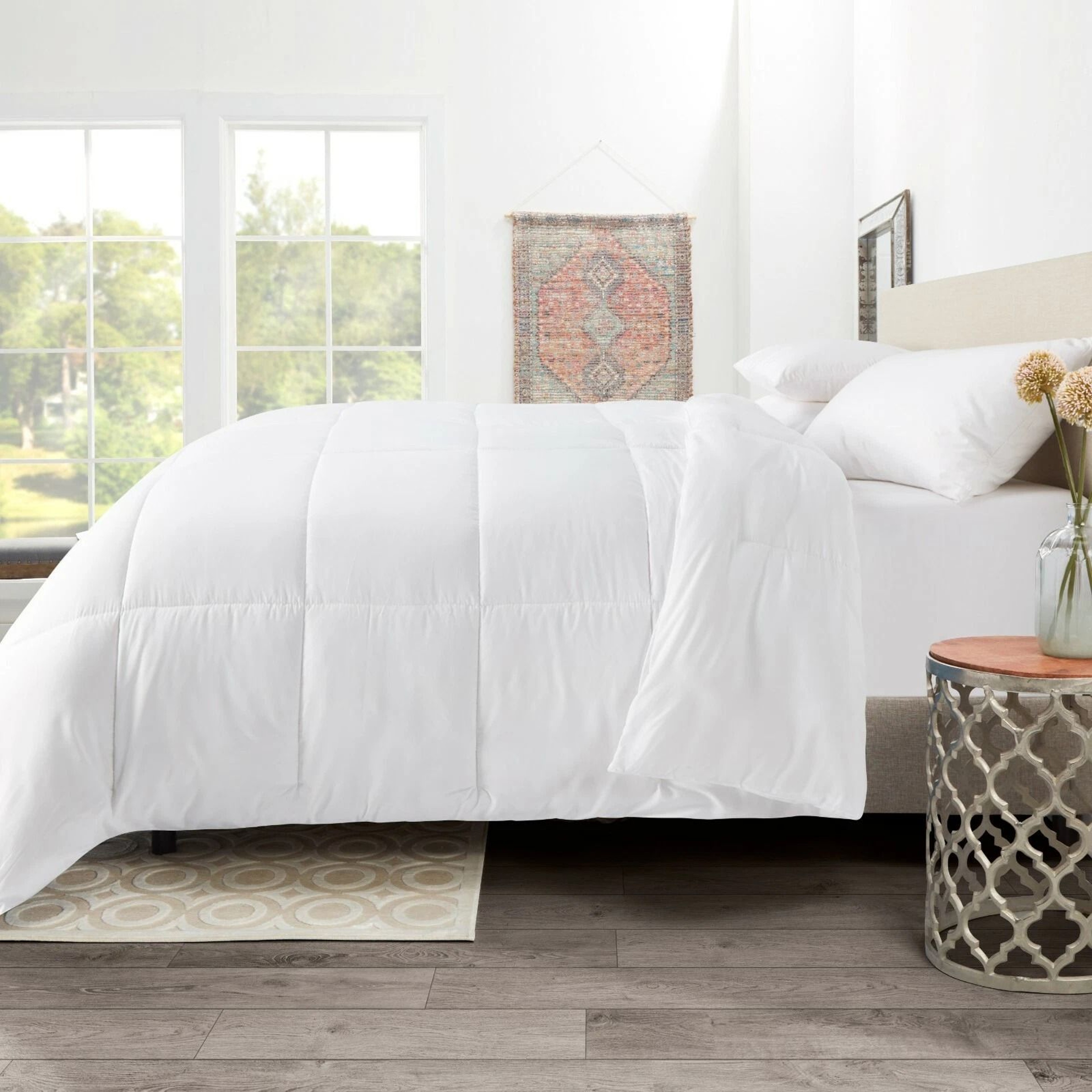 Premium All Season Down Alternative Comforter Ultra Soft Quilted Duvet Insert 4