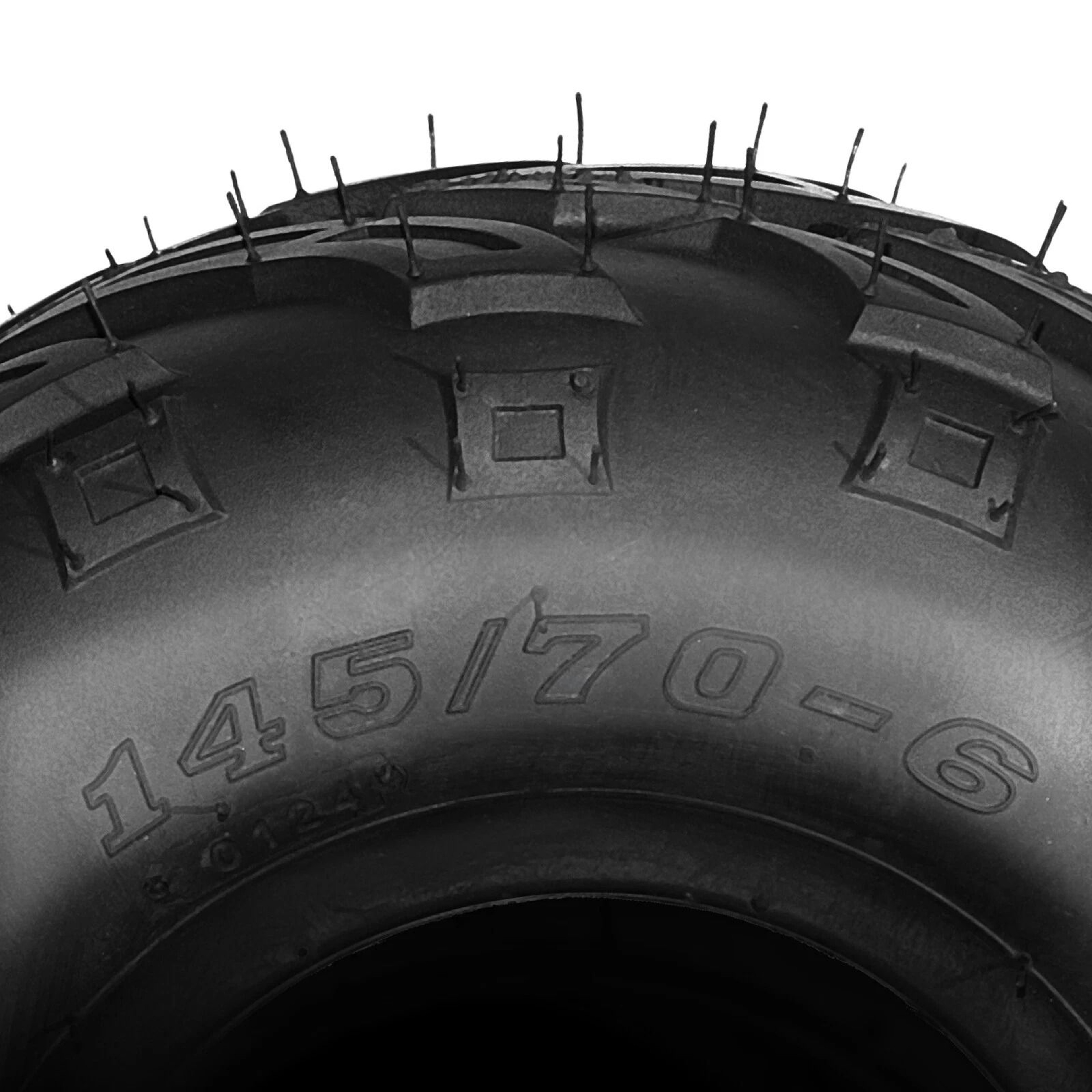 Durable ATV Go Kart Tires 4 Ply Front  Rear Set 1