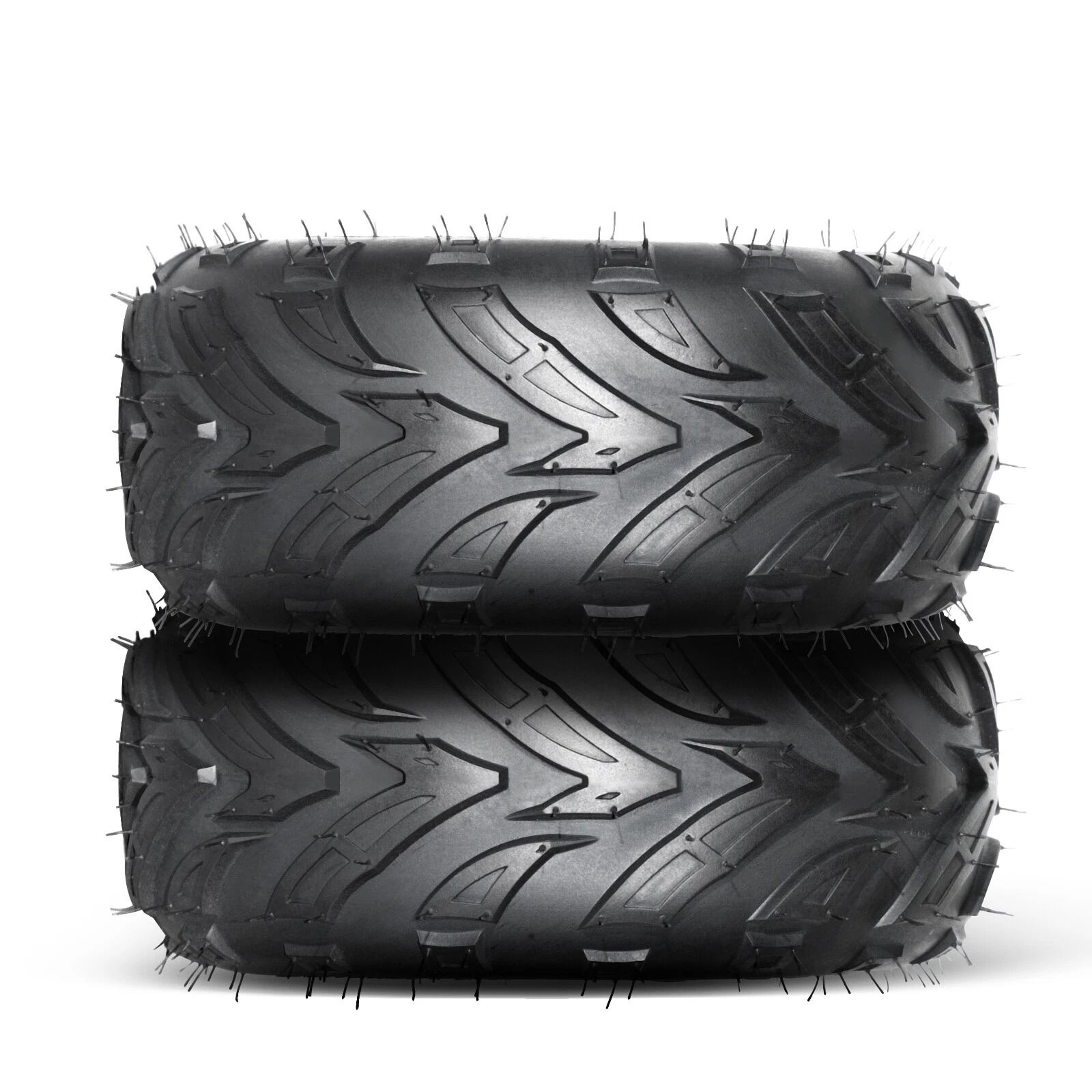 Durable ATV Go Kart Tires 4 Ply Front  Rear Set 0