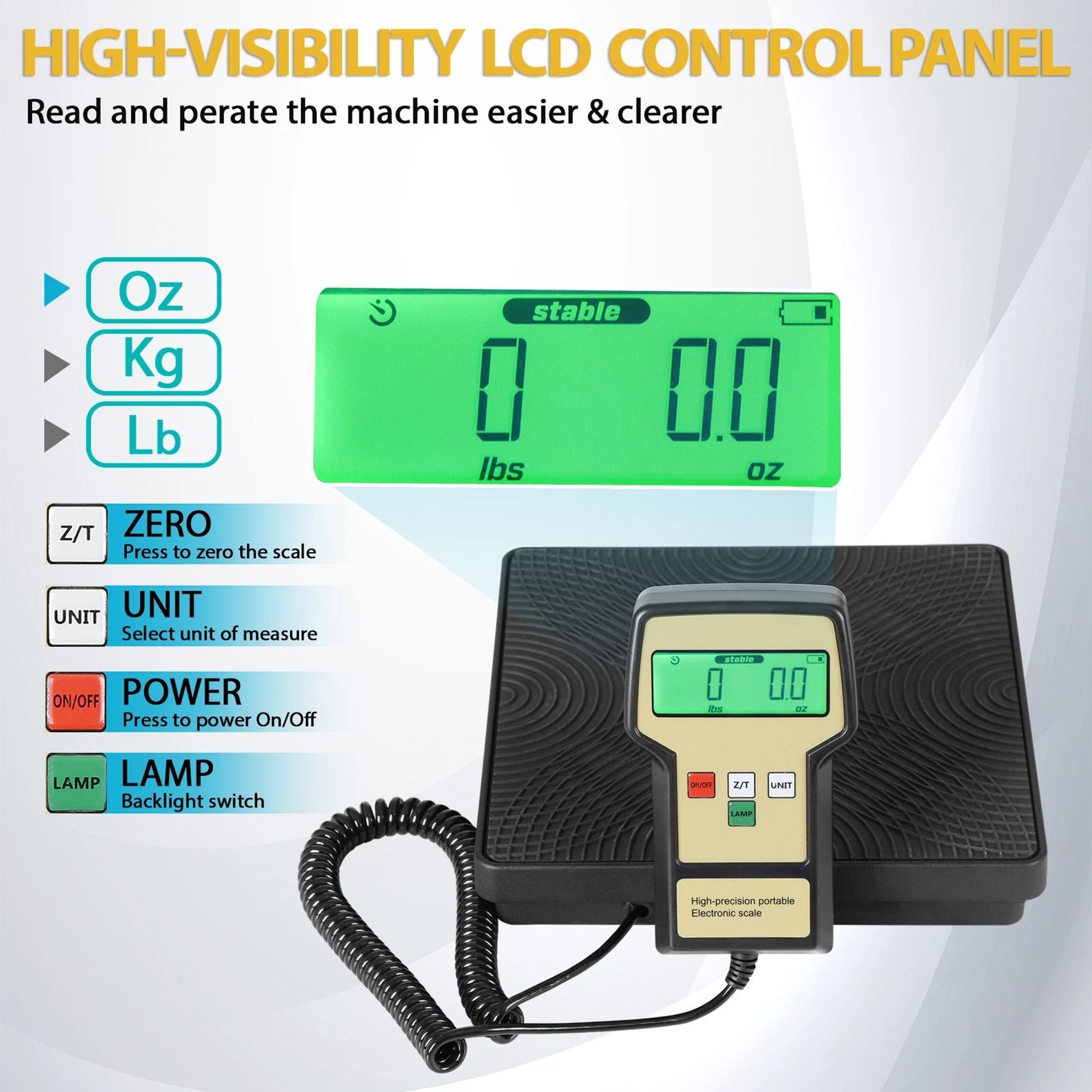 Digital Refrigerant Scale With Case For AC  HVAC Systems 5
