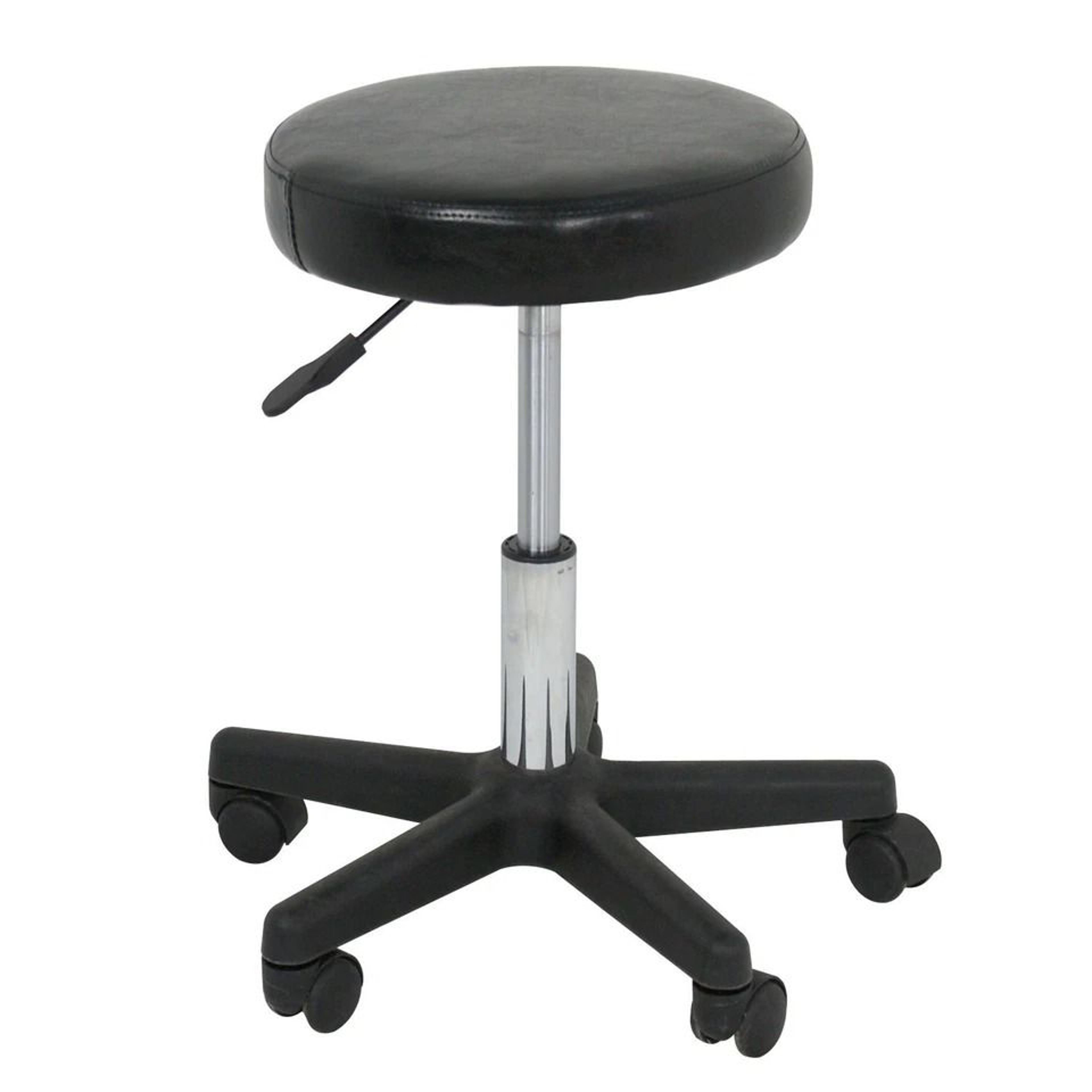 Adjustable Rolling Stool With PU Leather Seat Swivel Design And Height Adjustment For Salon Office  9